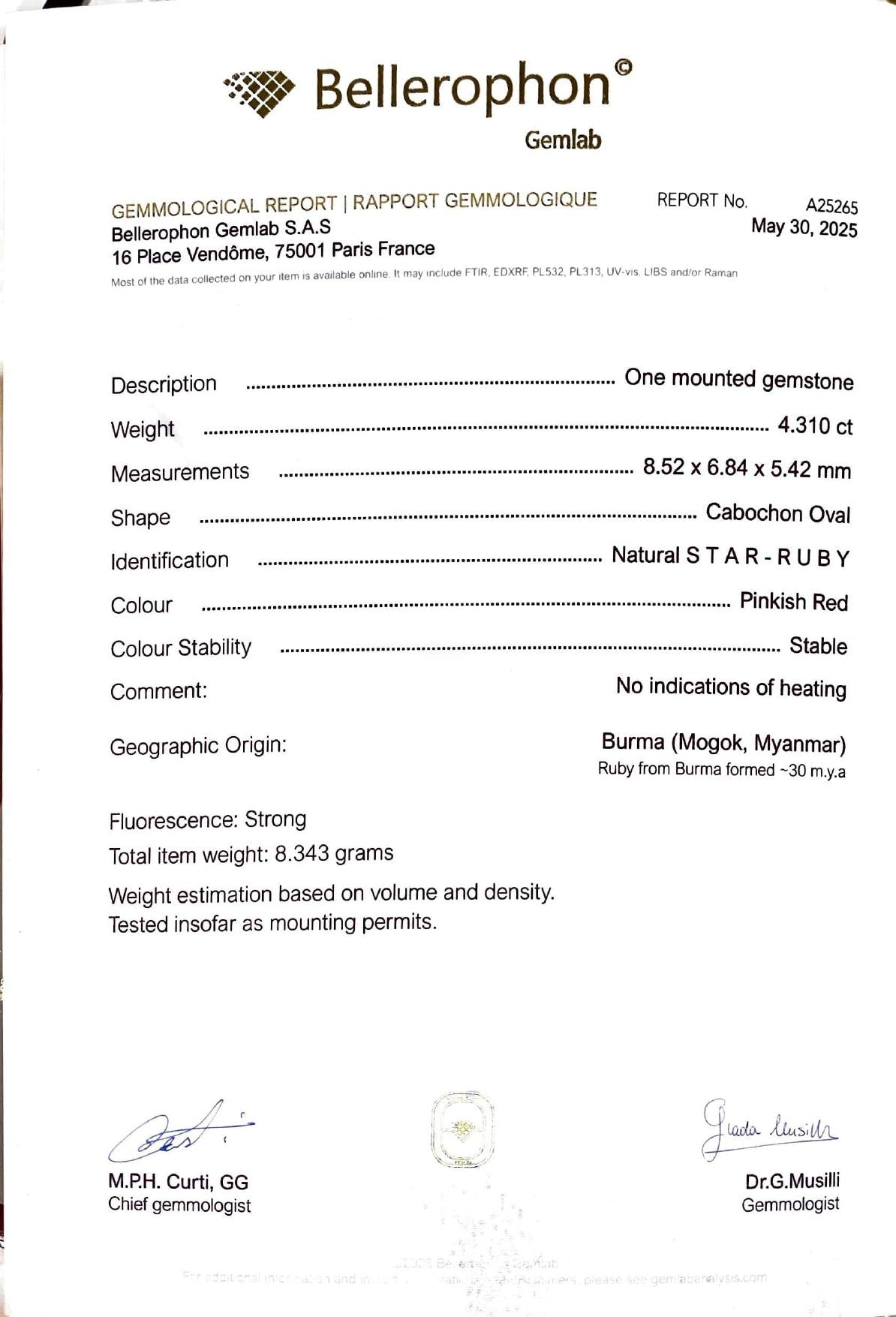 Bague marguerite rubis étoilé diamants