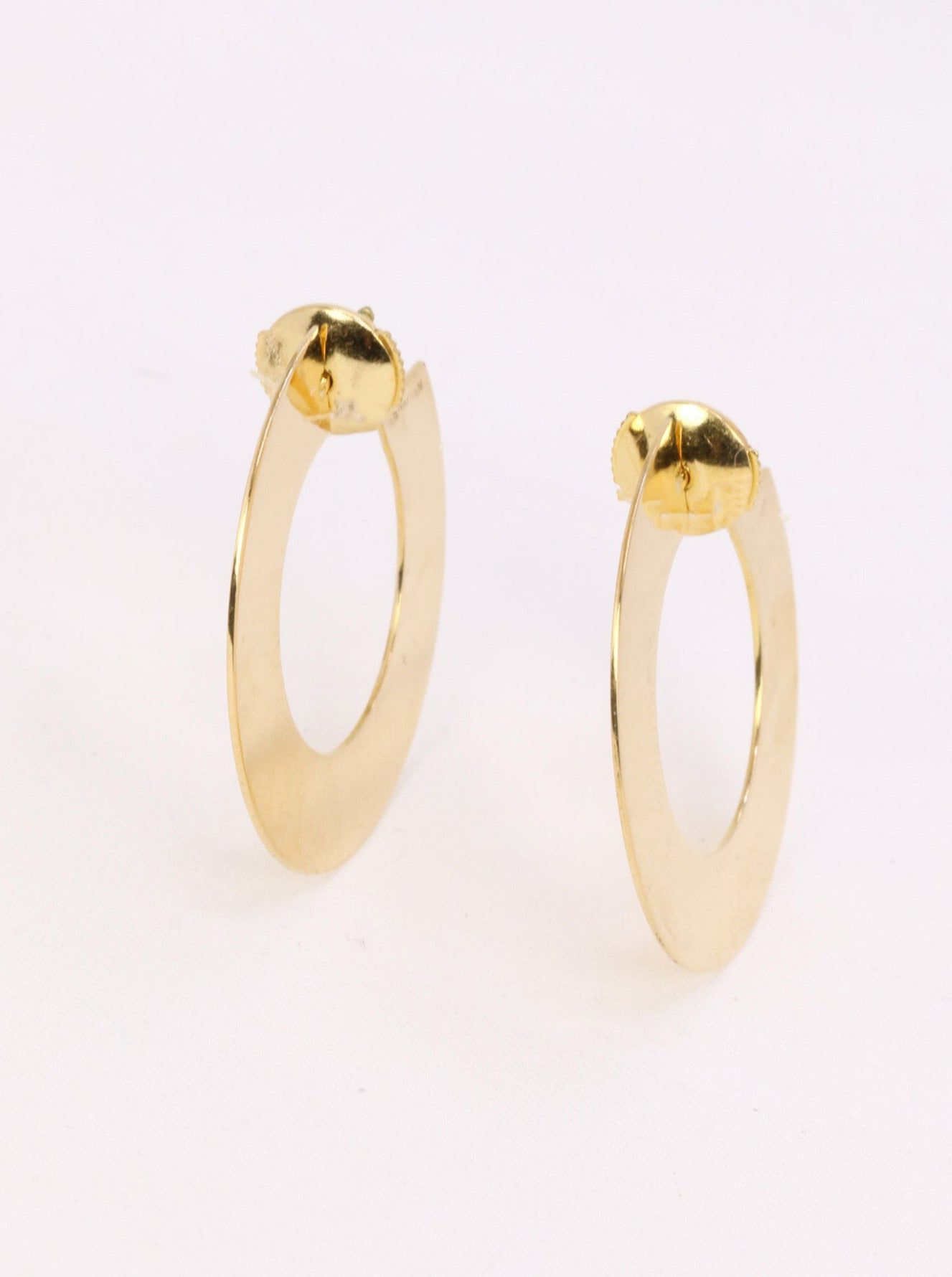 Créoles Cible DINH VAN or jaune