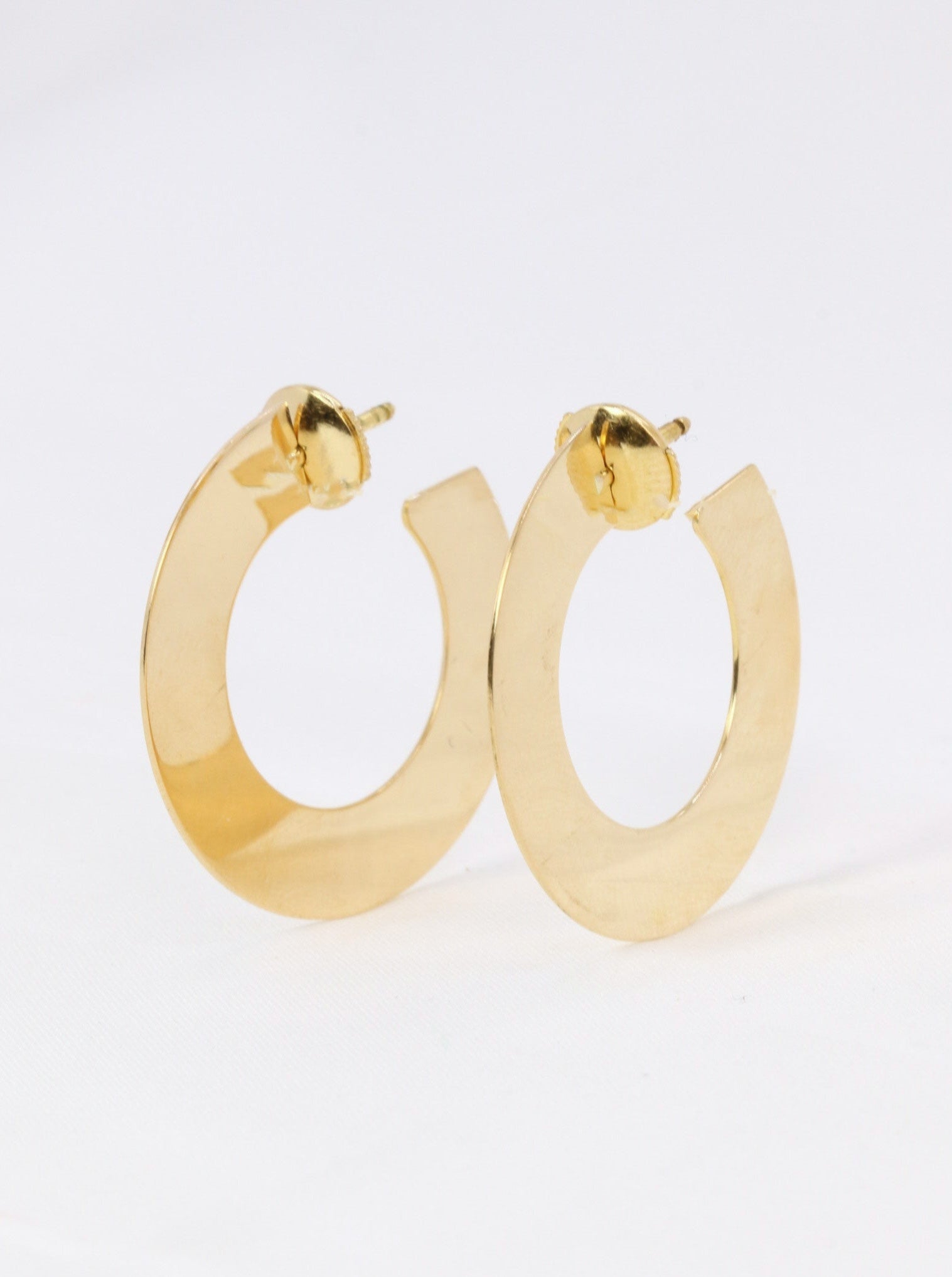 Créoles Cible DINH VAN or jaune