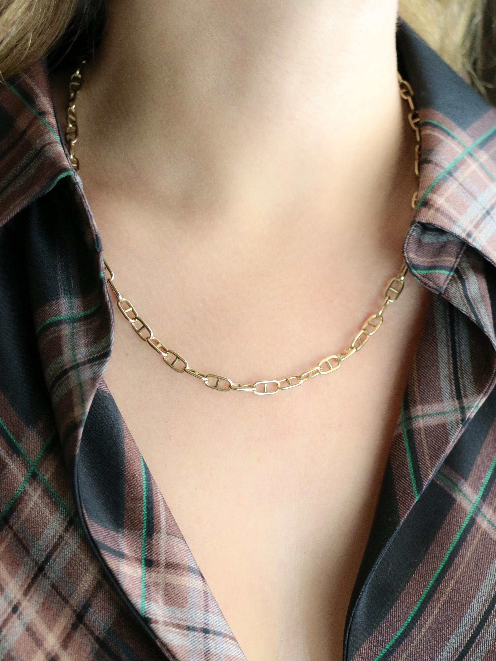 CARTIER Collier Cartier chaîne d'ancre or jaune