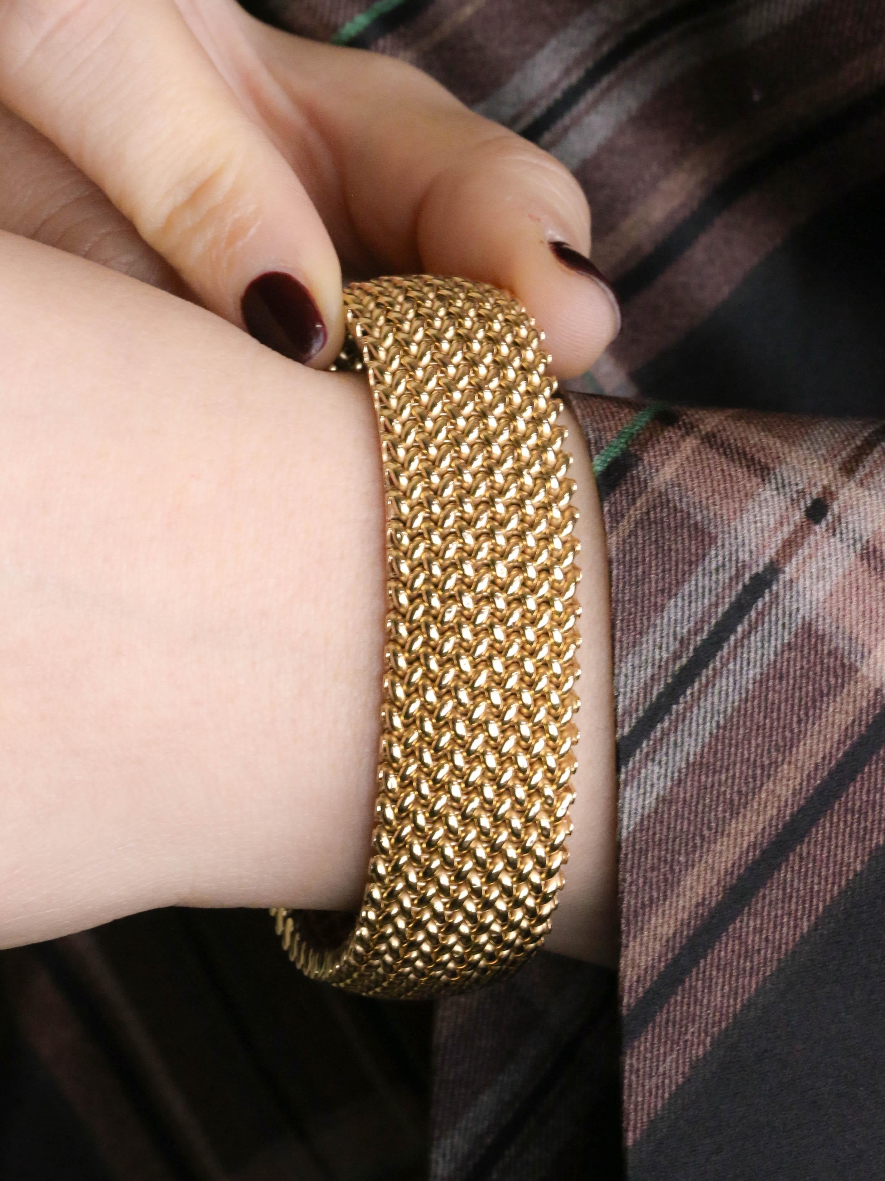 UnoAErre Bracelet maille milanaise or jaune