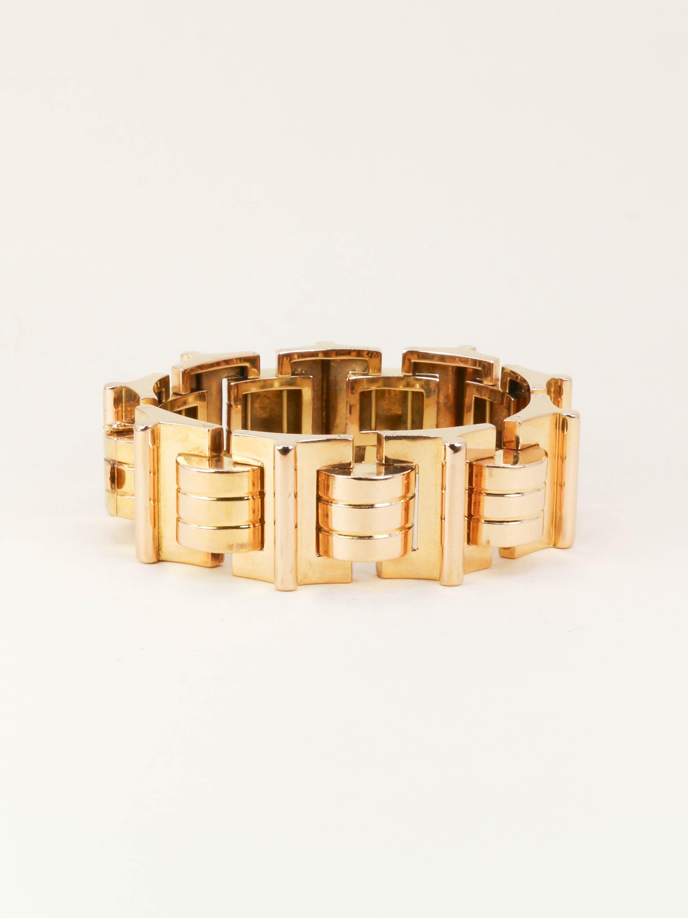 Bracelet tank or jaune