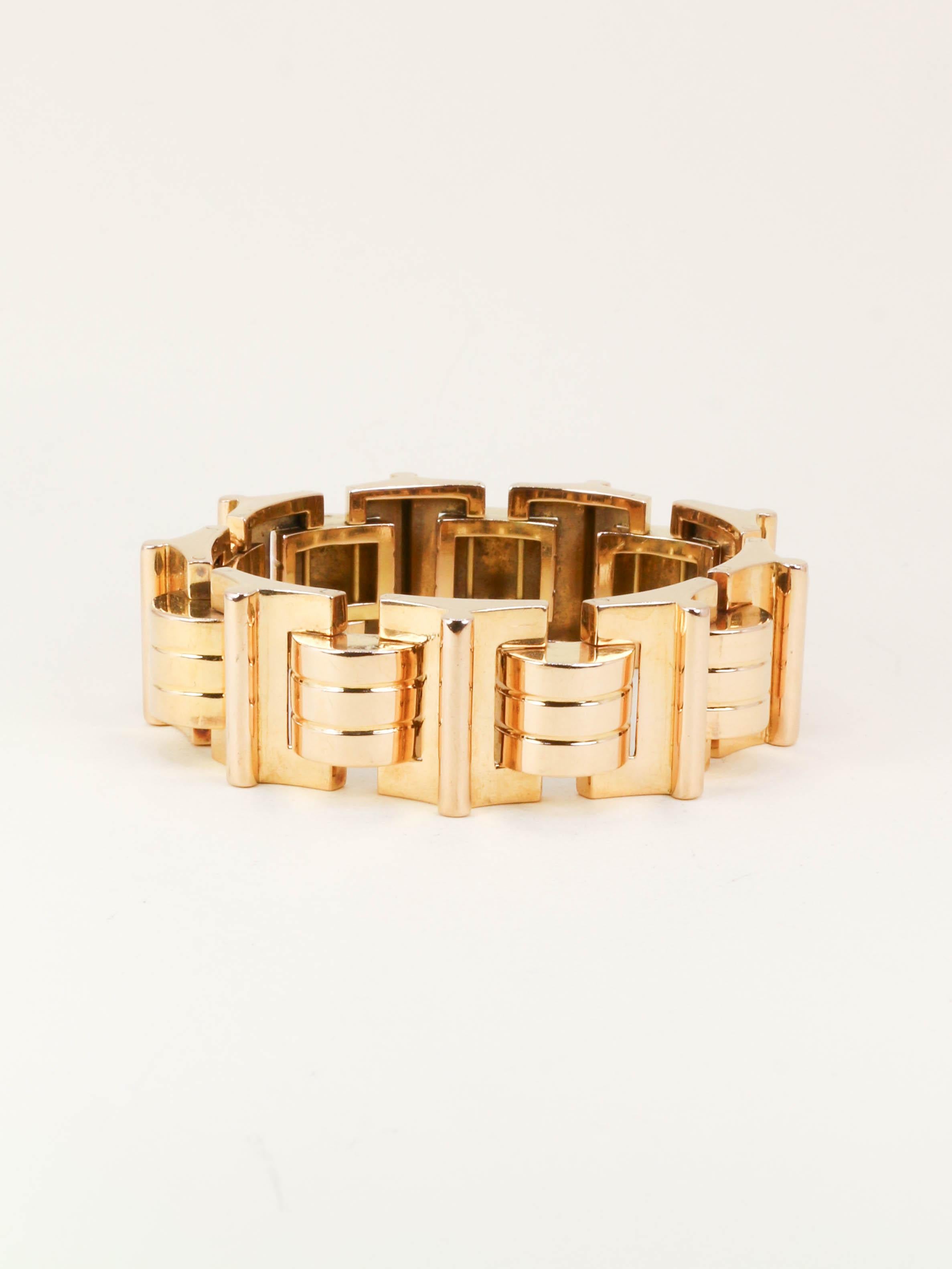 Bracelet tank or jaune