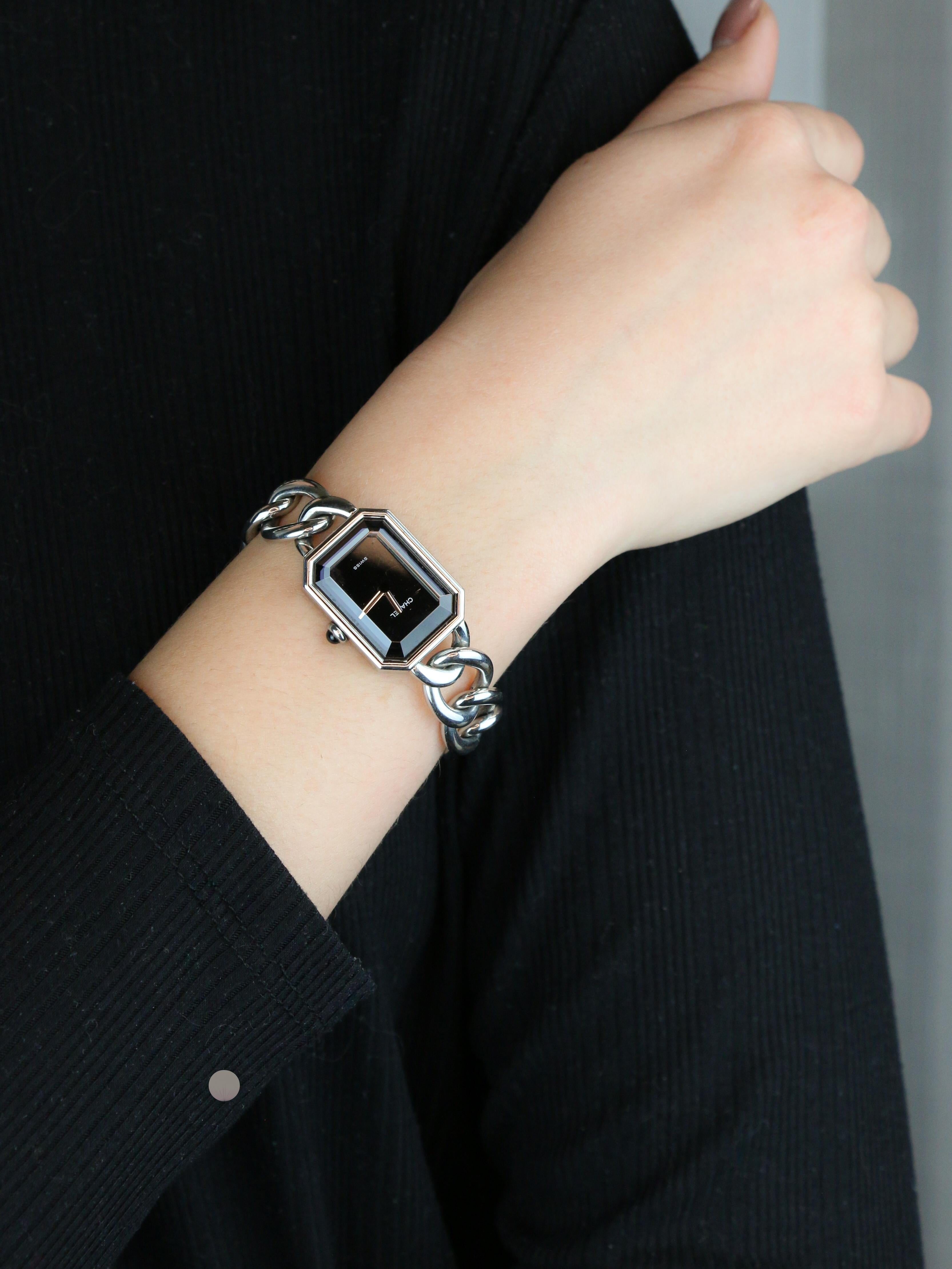 CHANEL Montre Première acier