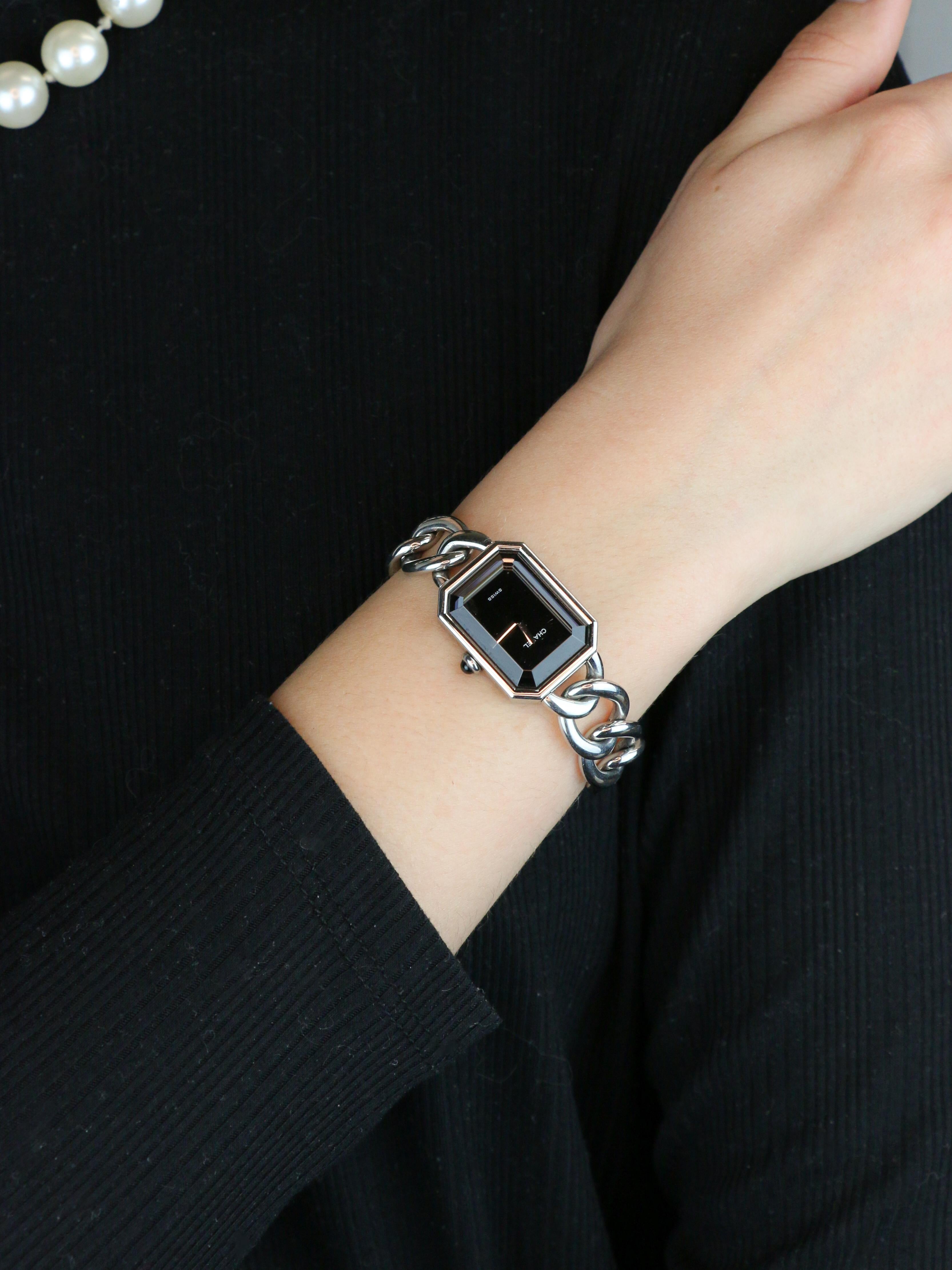 CHANEL Montre Première acier