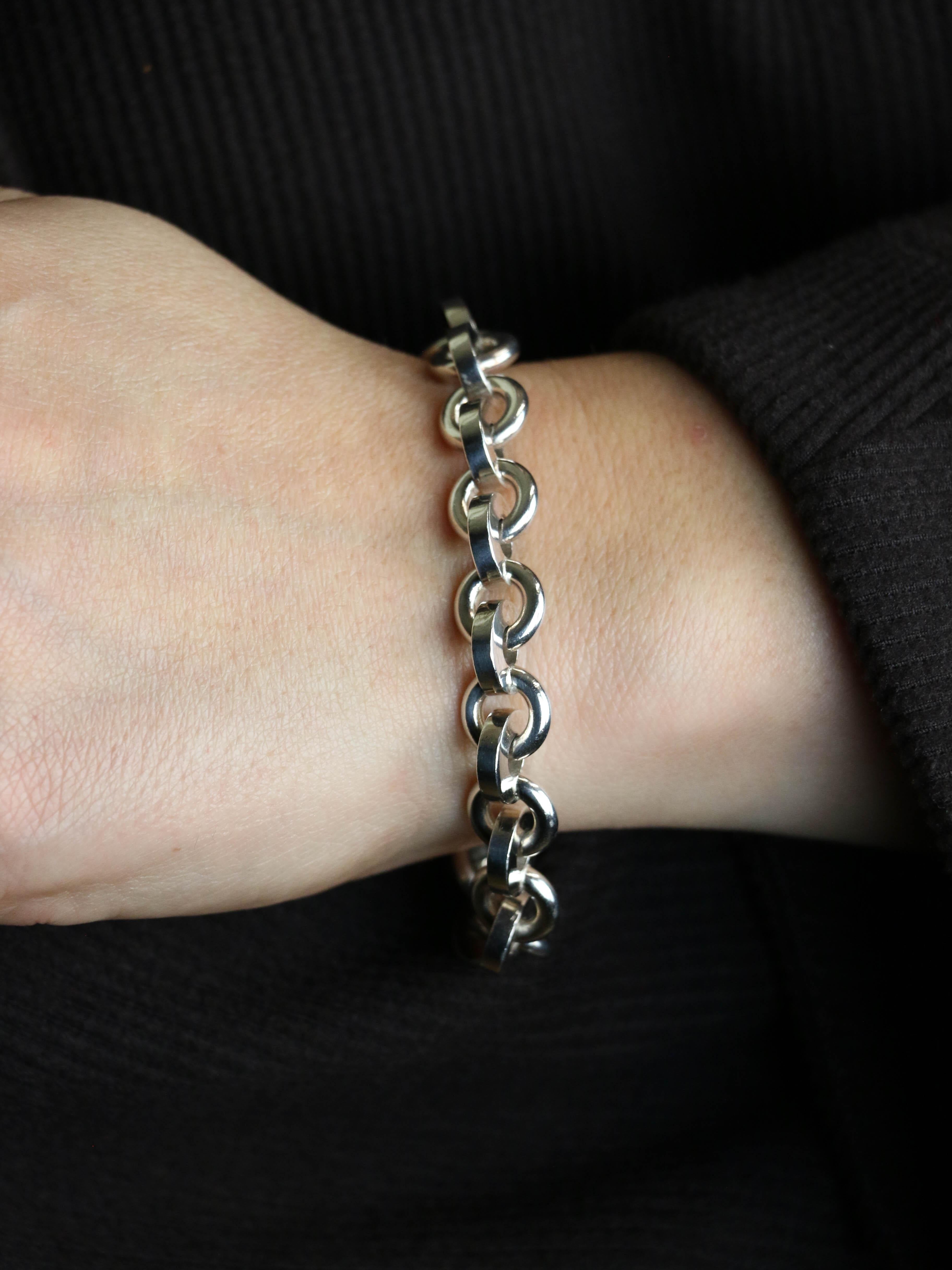 HERMES Bracelet Voltige Argent
