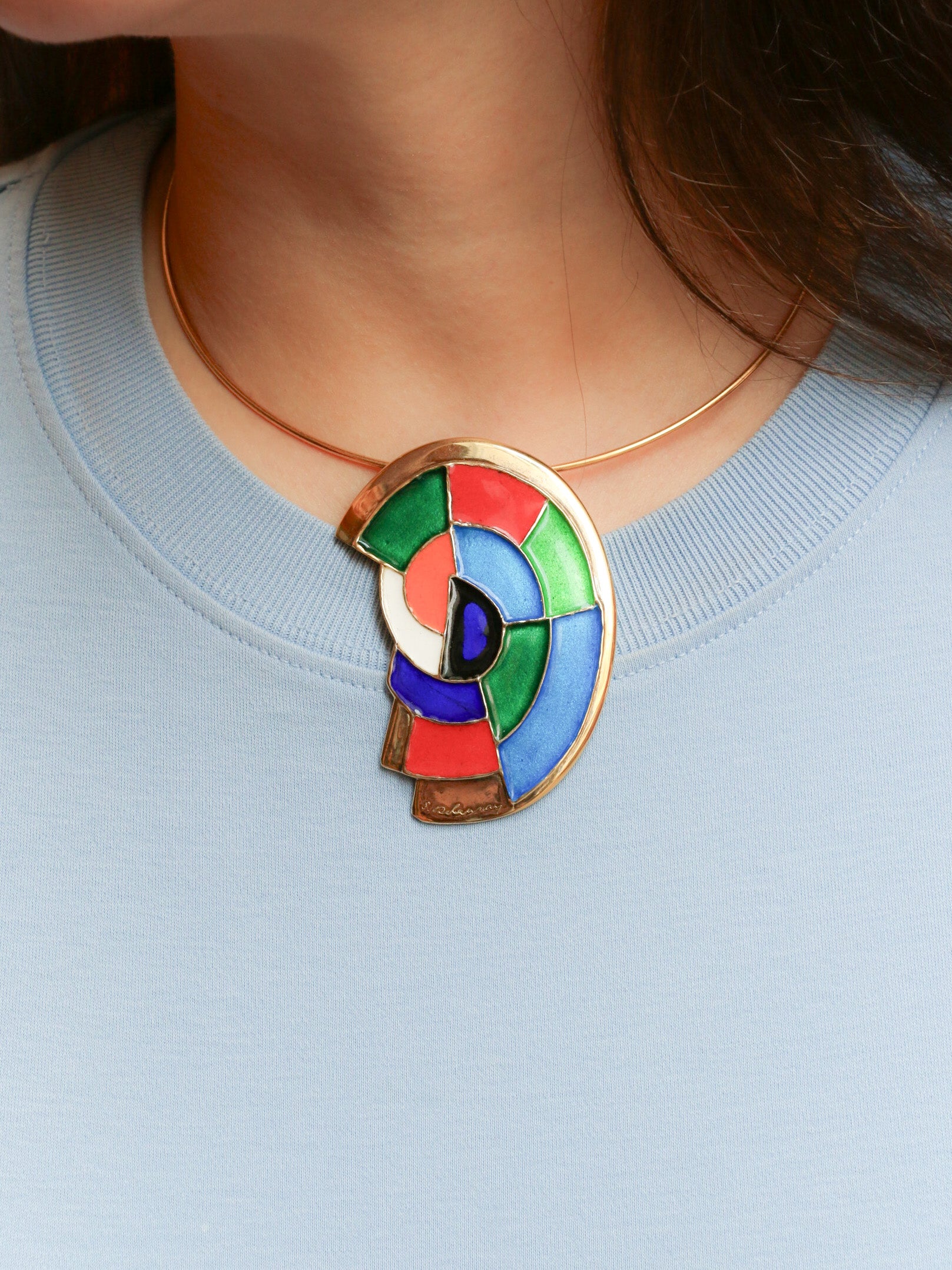 Pendentif broche SONIA DELAUNAY Edition ARTCURIAL