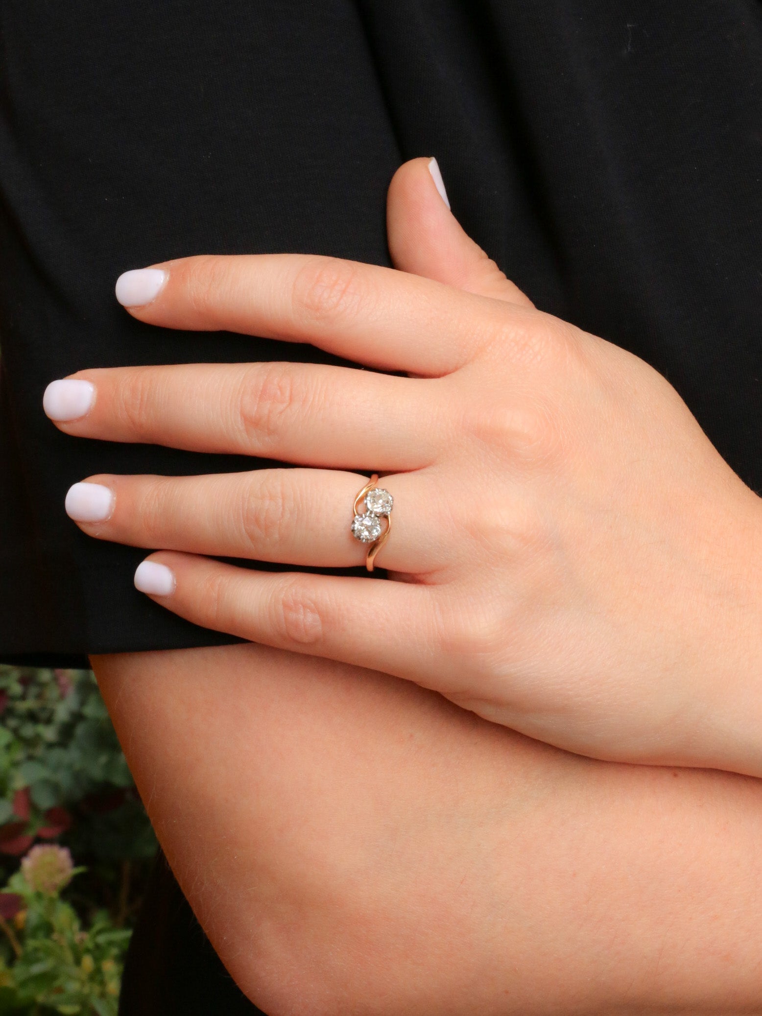 Bague toi et moi or diamants