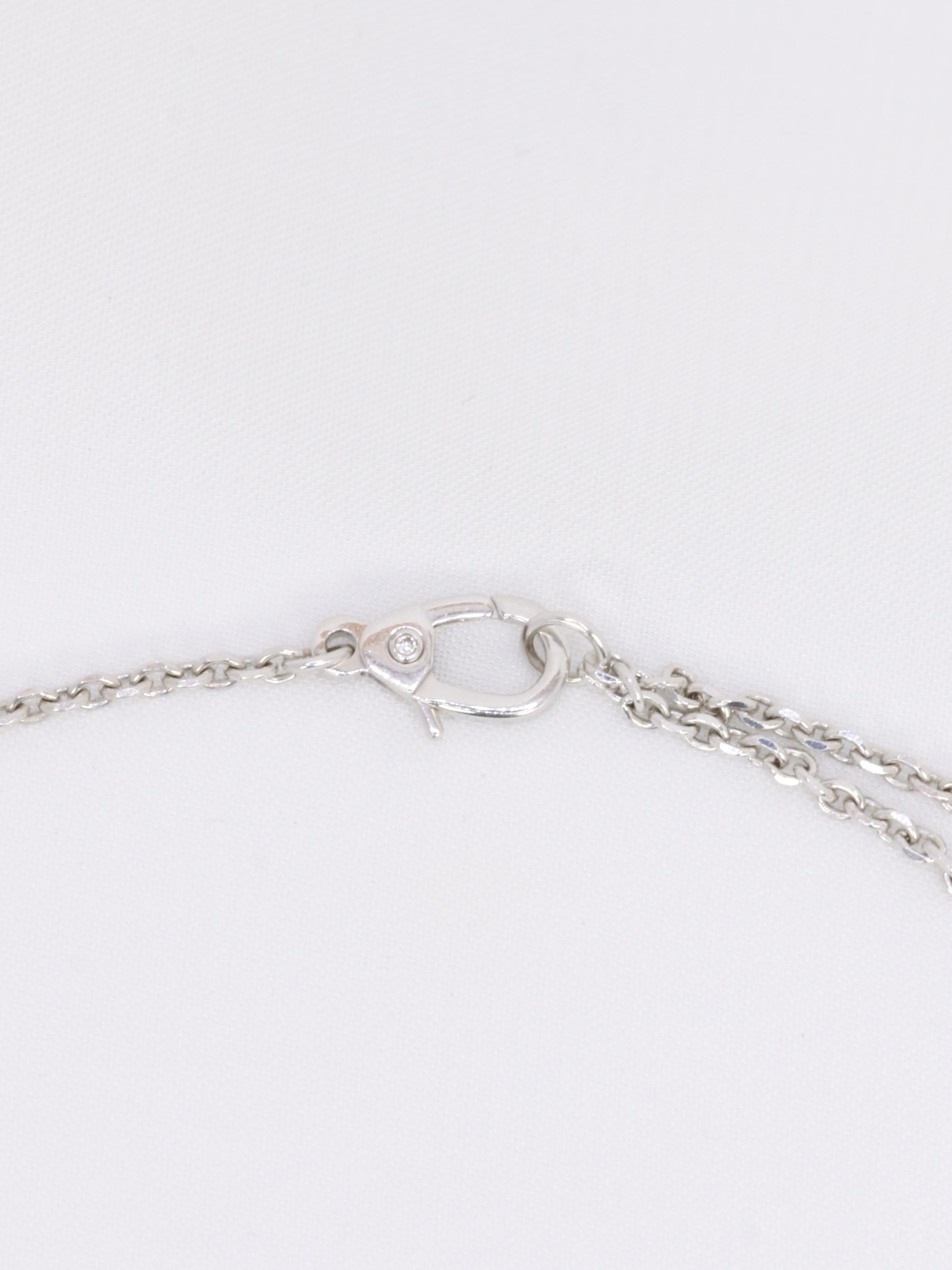 CHANEL Collier Eternal 5 or blanc diamants