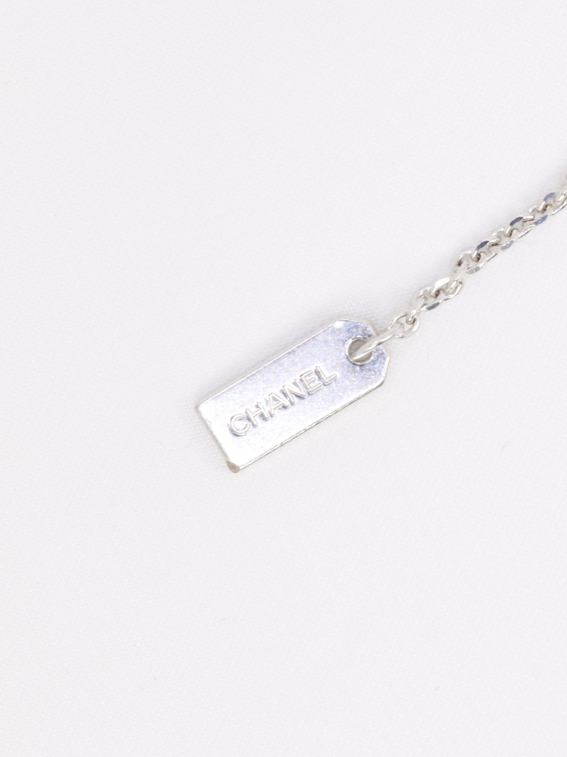 CHANEL Collier Eternal 5 or blanc diamants