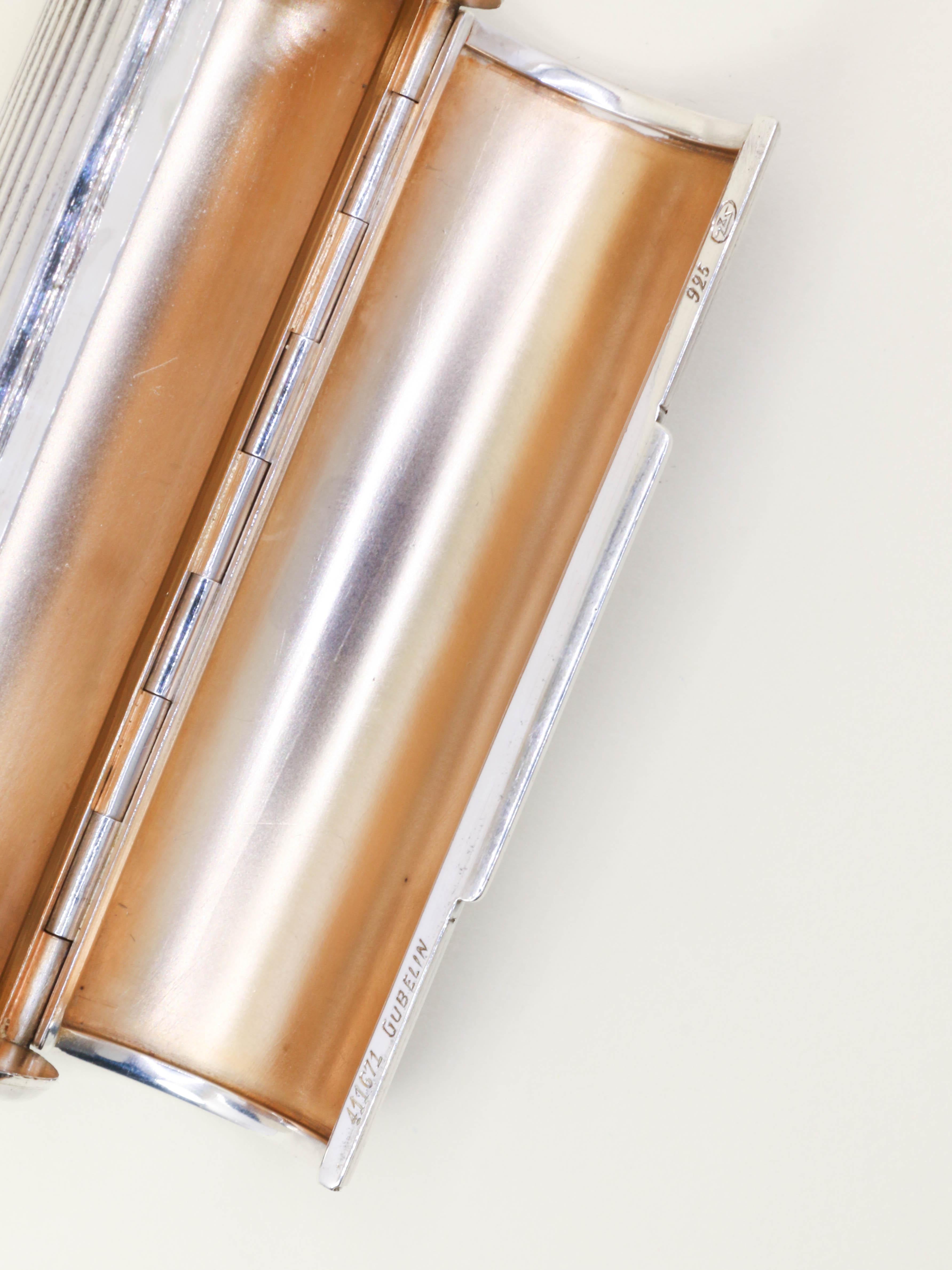 GUBELIN Boîte à cigarettes en argent