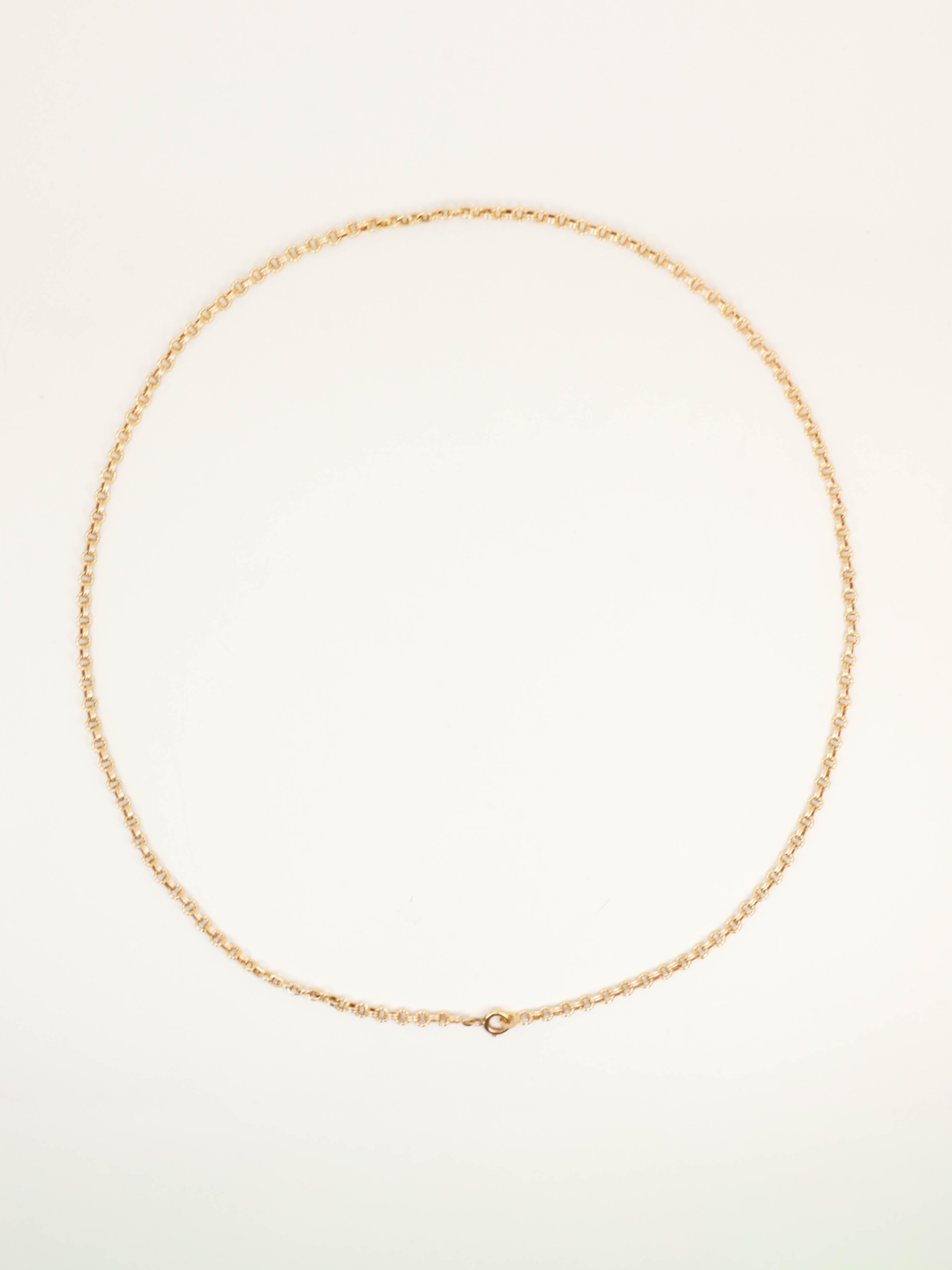 Collier Chaîne ancienne or jaune