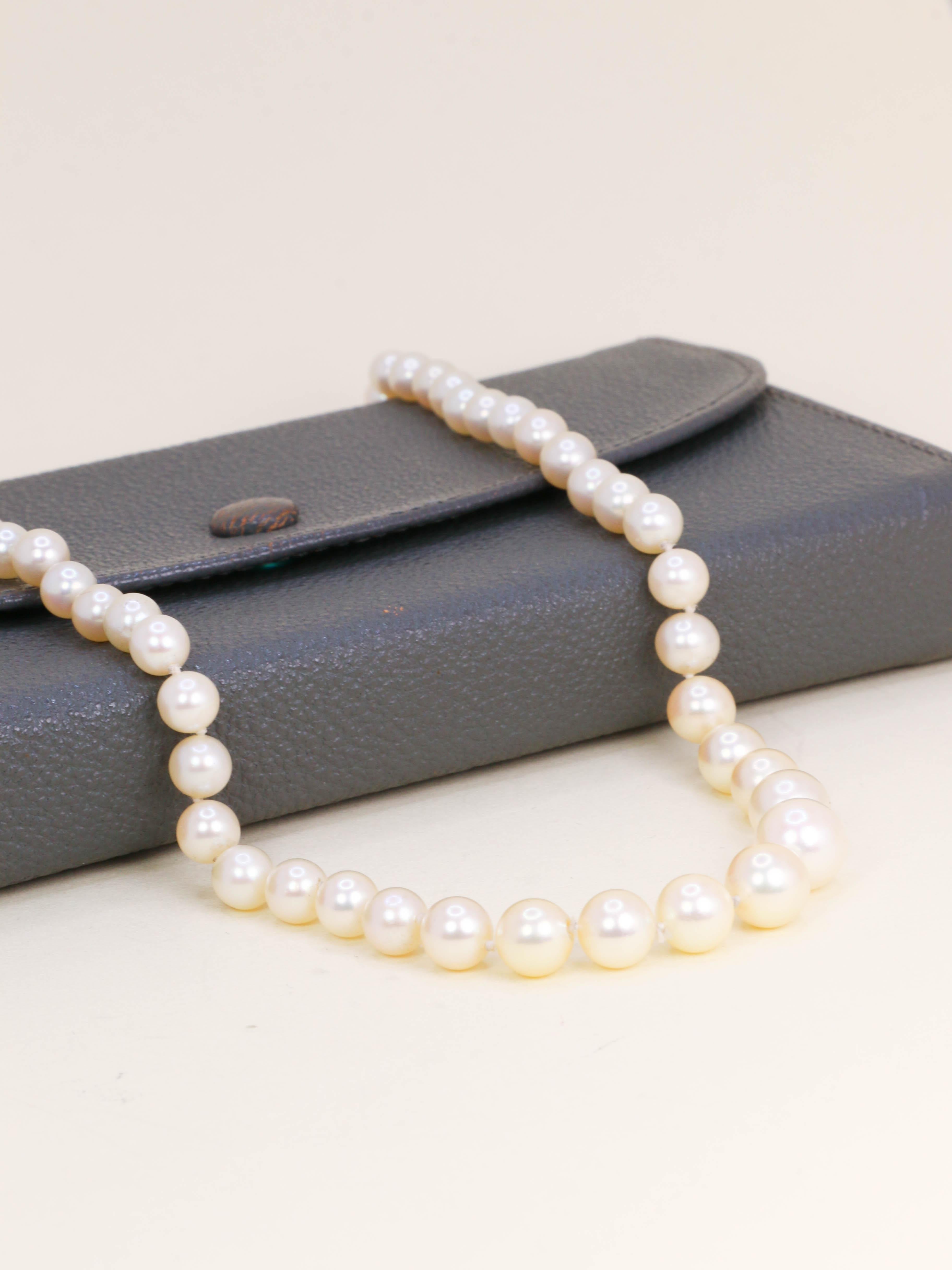 BOUCHERON Collier de perles de culture