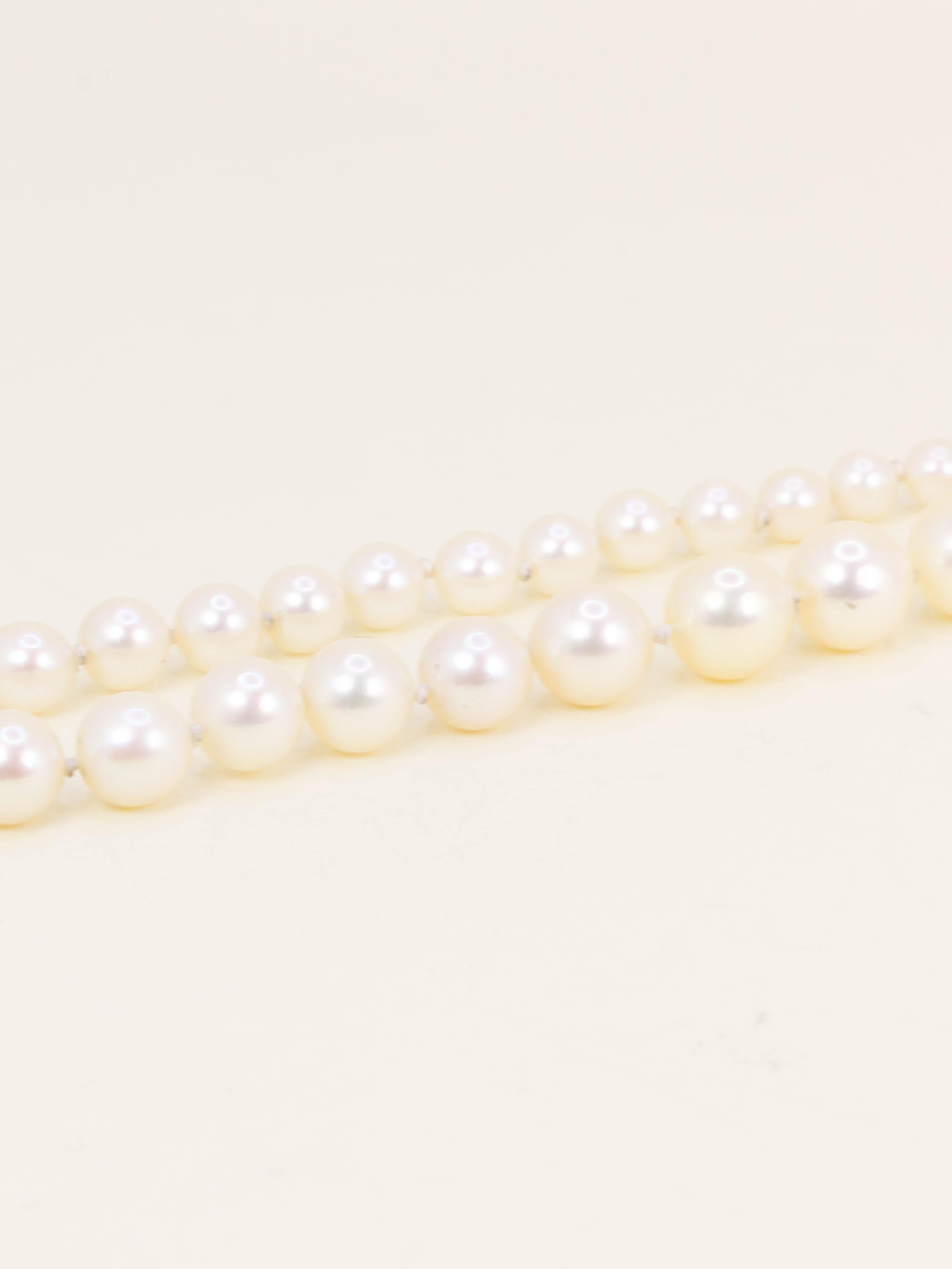 BOUCHERON Collier de perles de culture