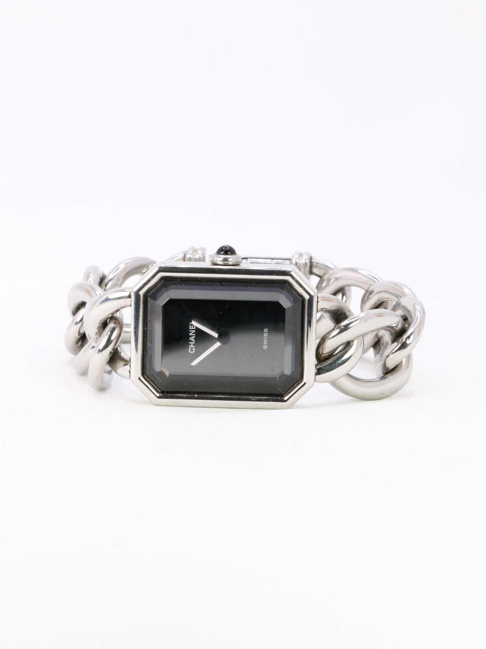 CHANEL Montre Première acier