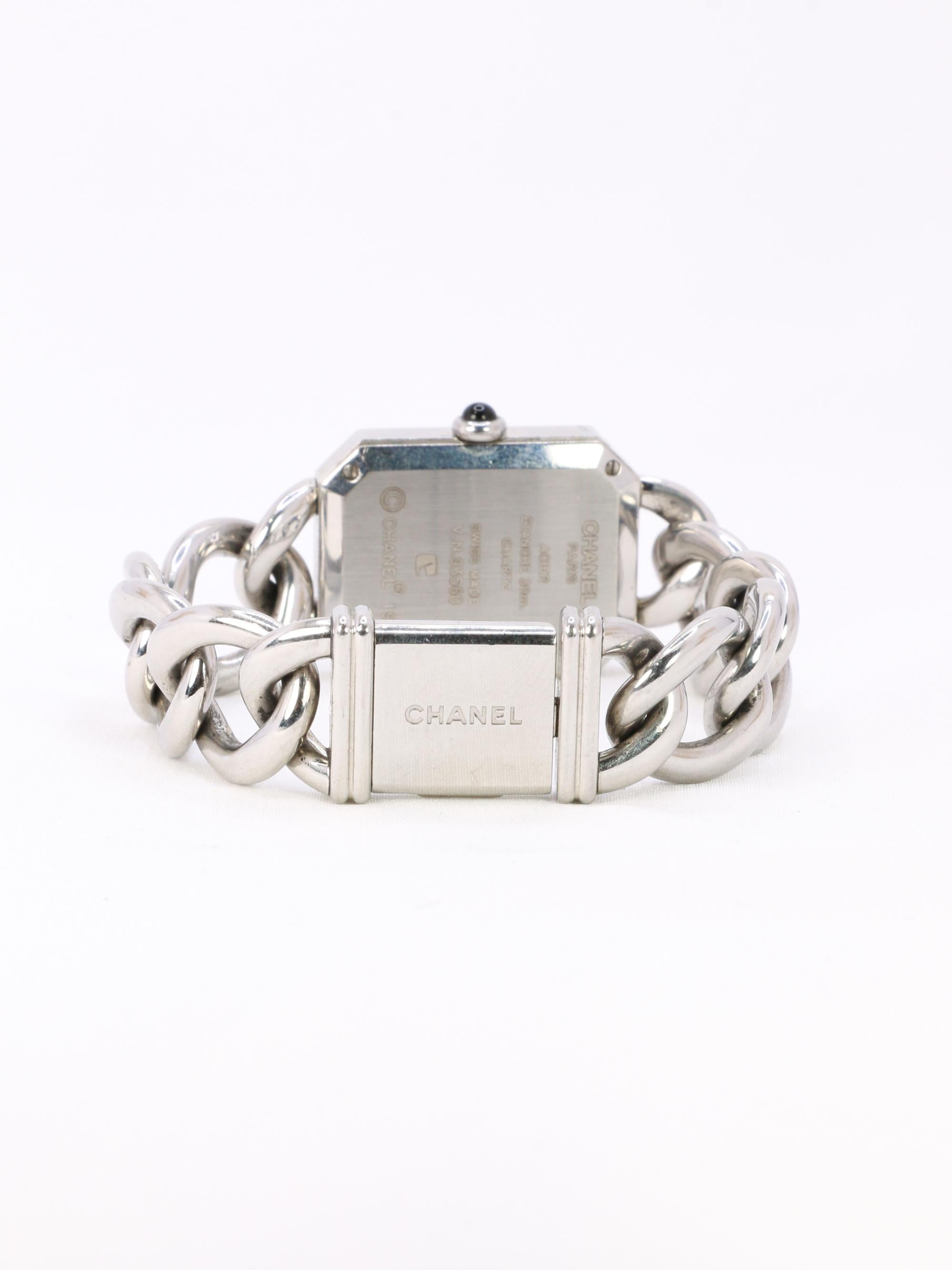 CHANEL Montre Première acier