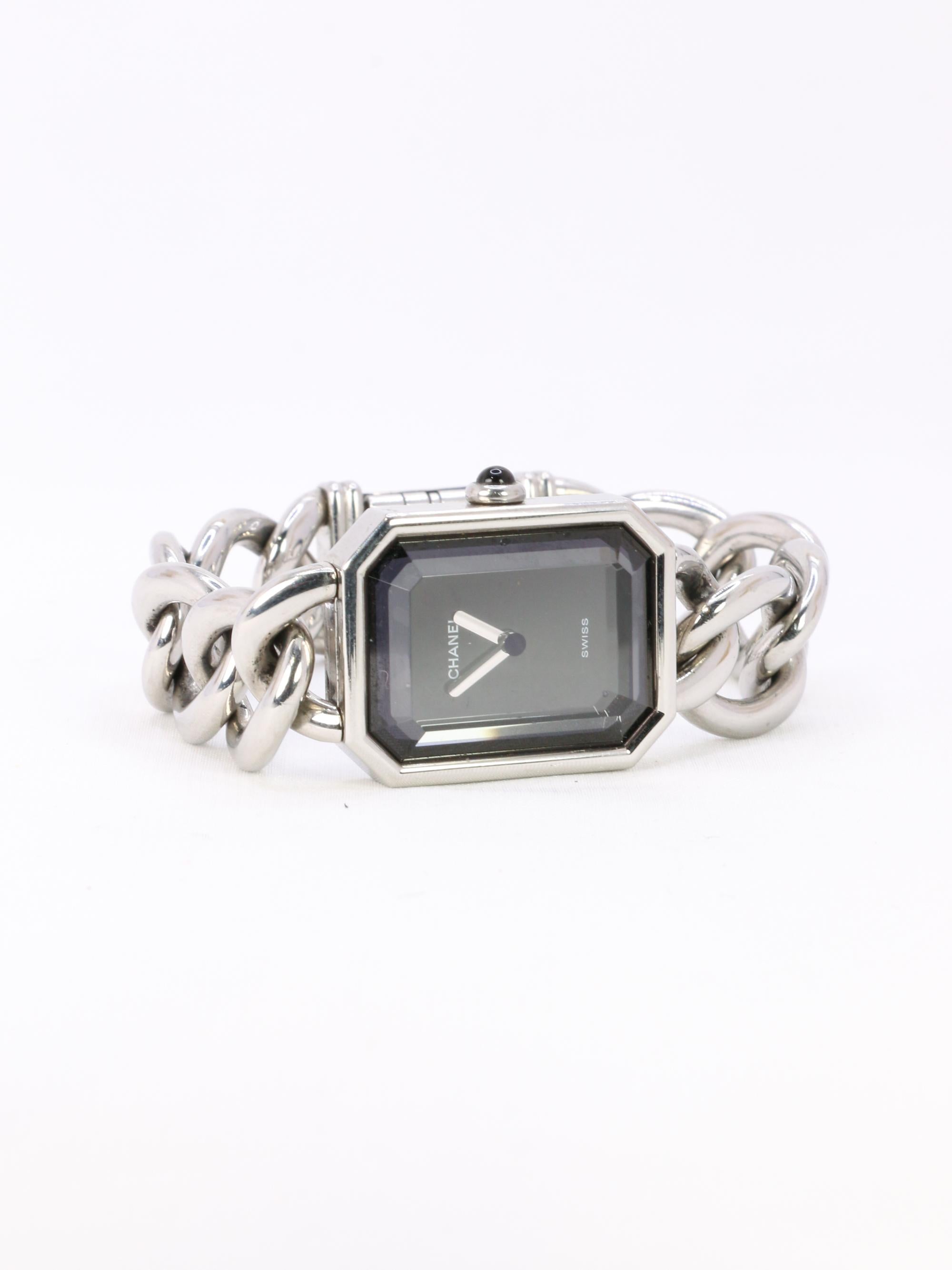 CHANEL Montre Première acier