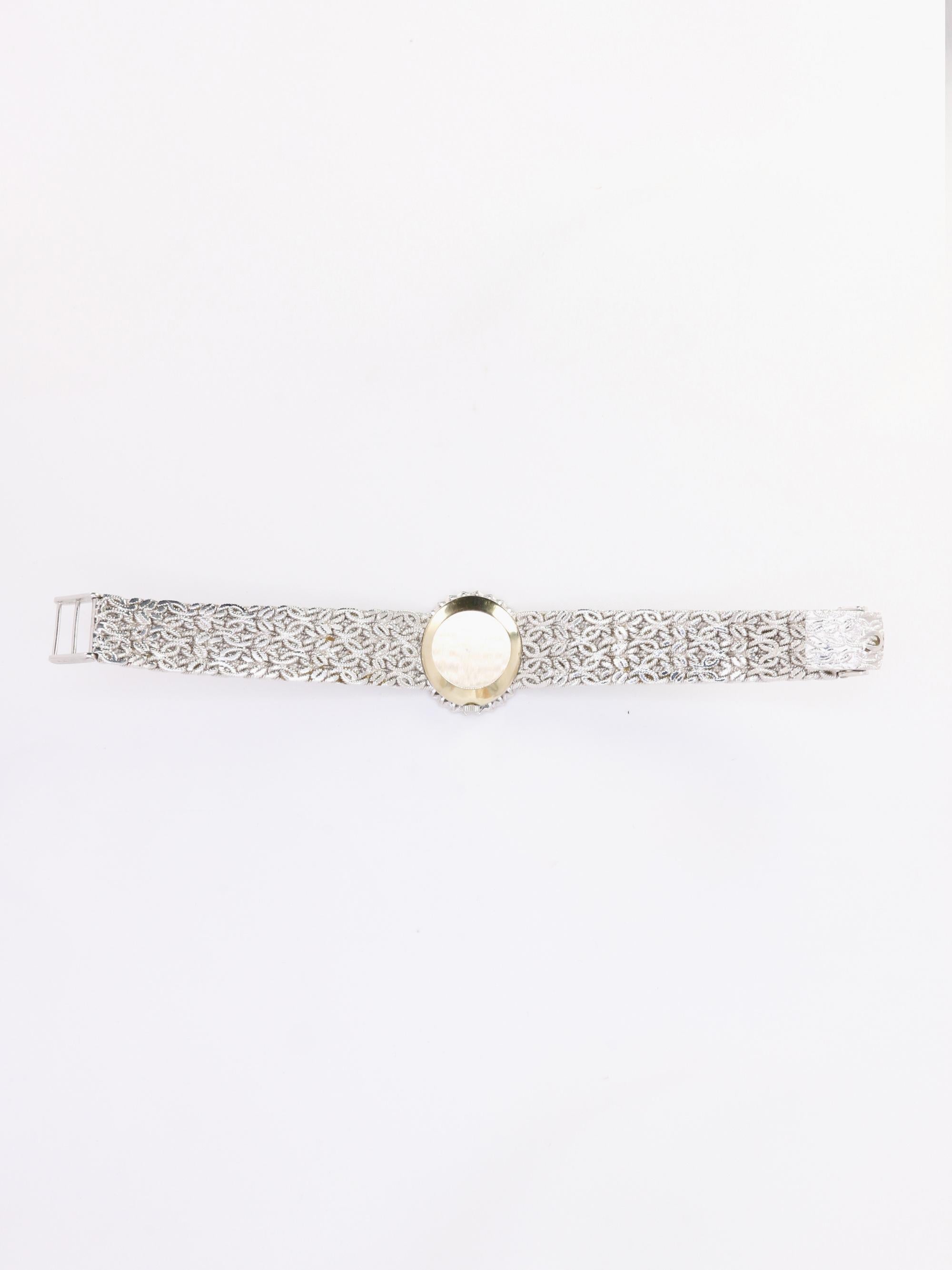 OMEGA Constellation - Montre or blanc diamants lapis-lazuli