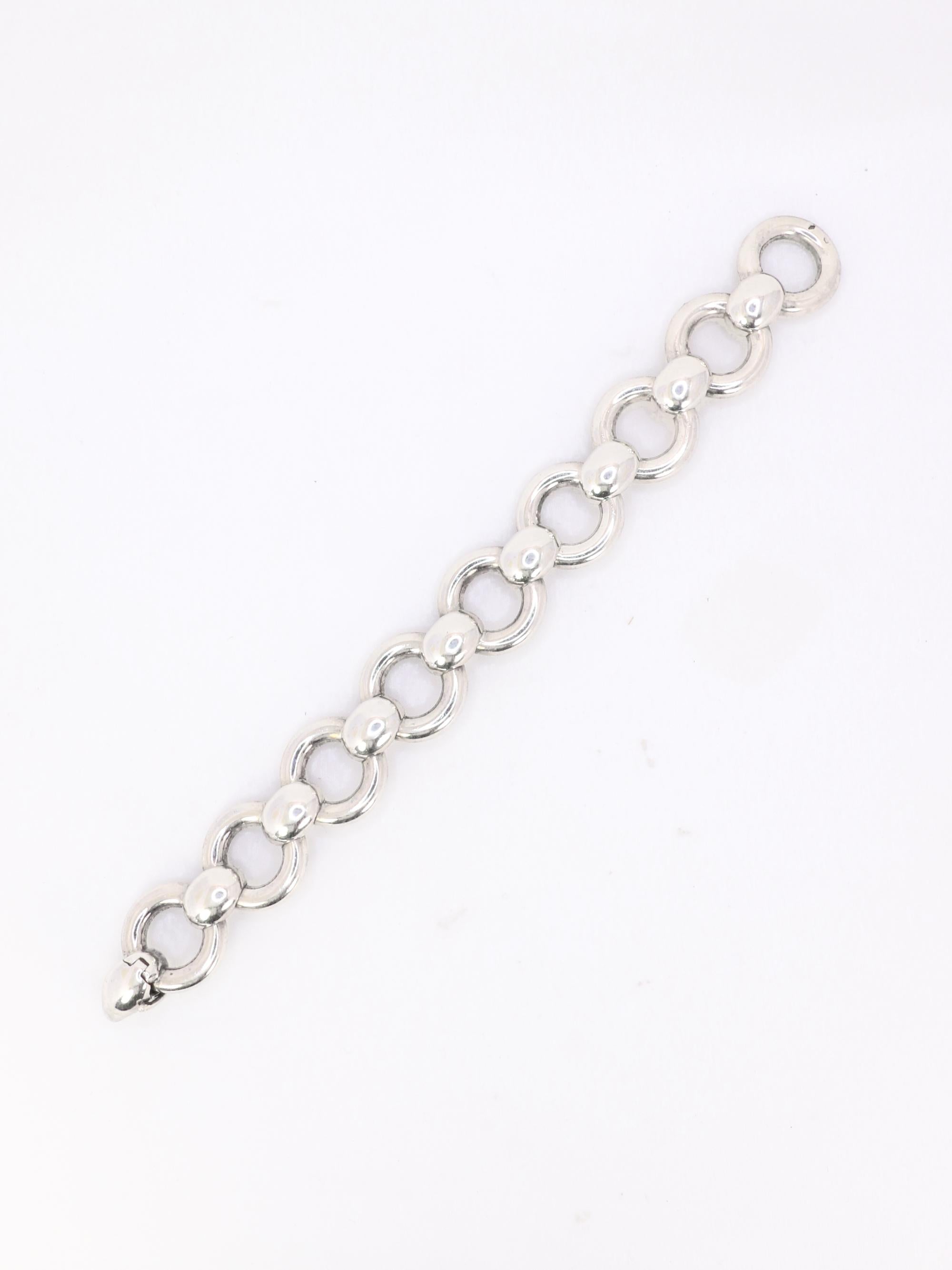 HERMES Bracelet argent vintage Frontail