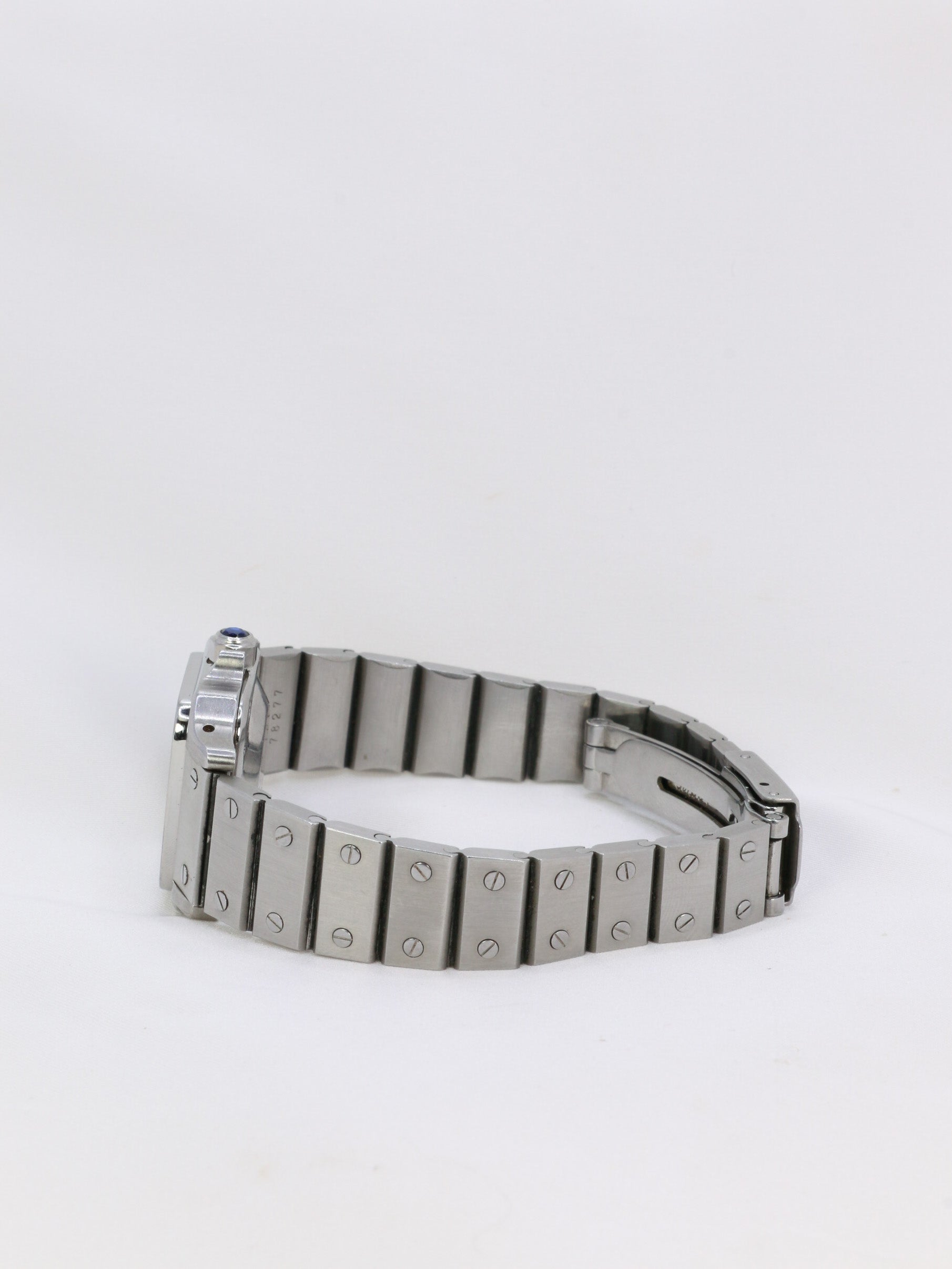 CARTIER Montre Santos automatique vintage acier