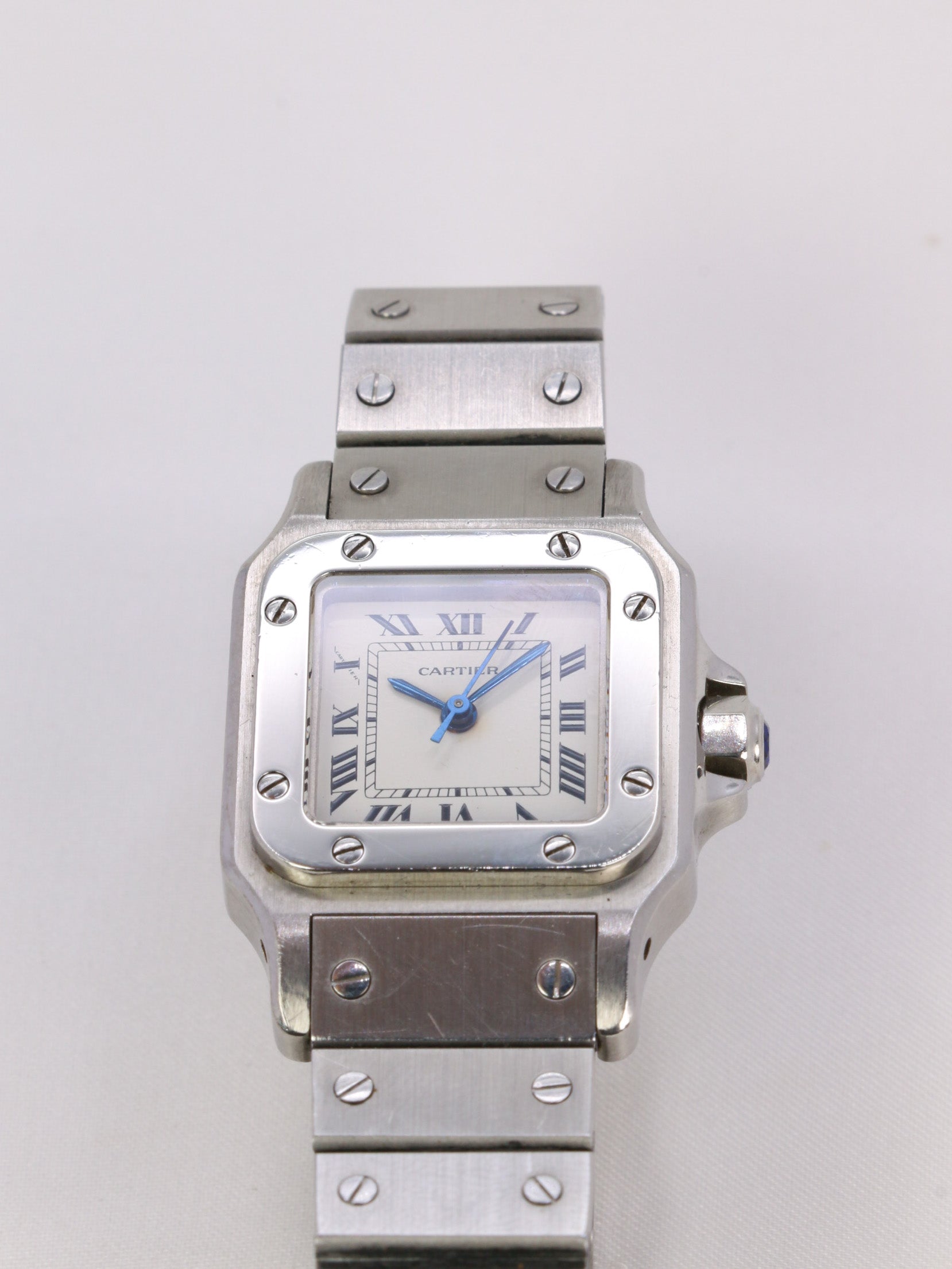 CARTIER Montre Santos automatique vintage acier