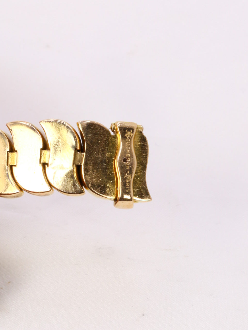 BOUCHERON Collier Bracelet Ondule or jaune