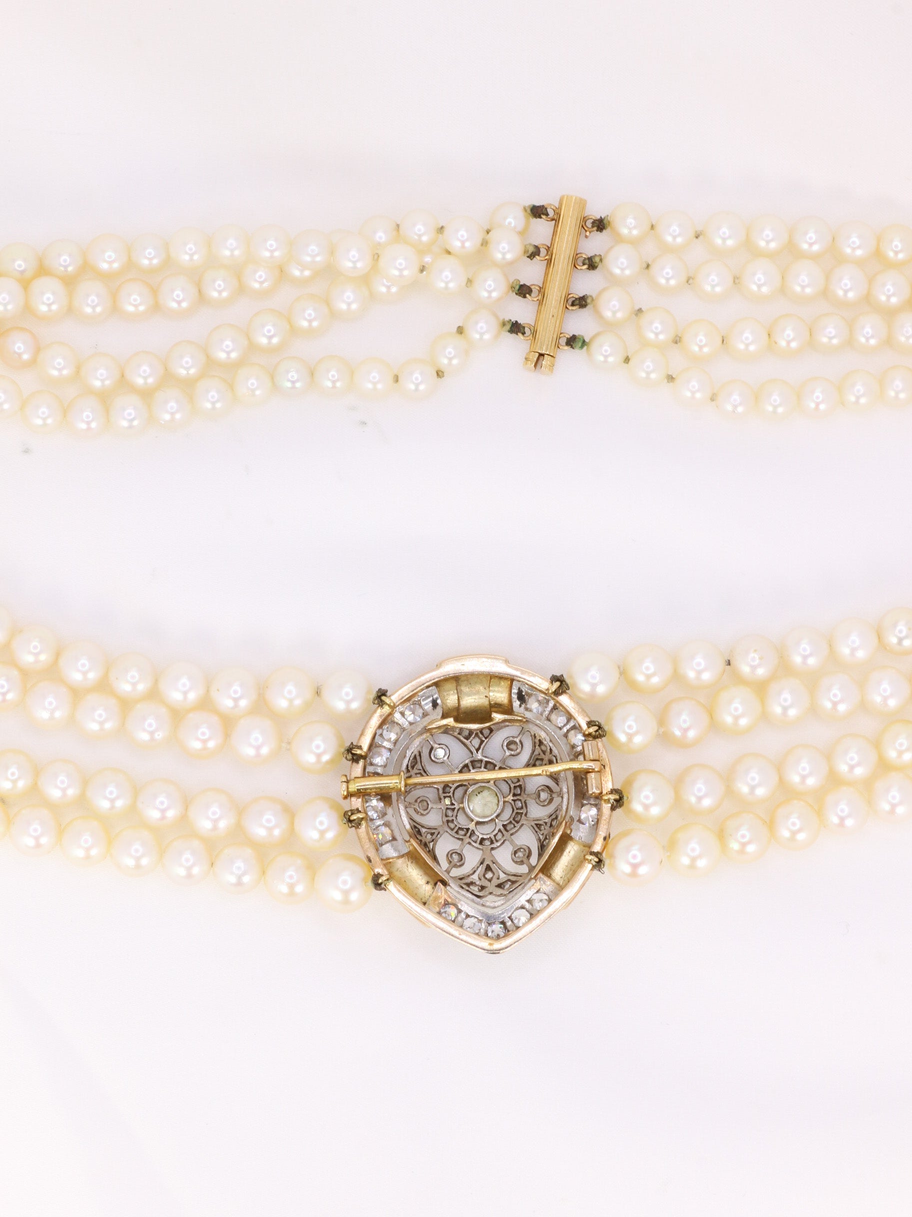 collier ancien diamants