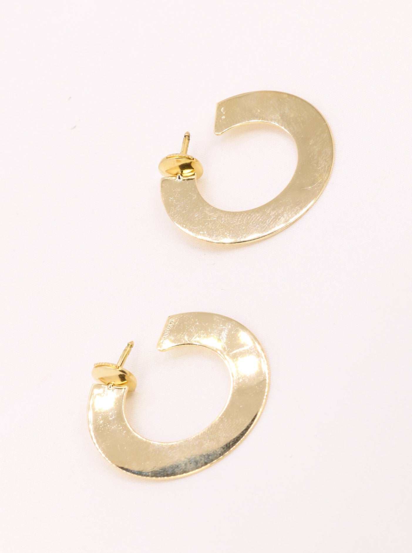 Créoles Cible DINH VAN or jaune