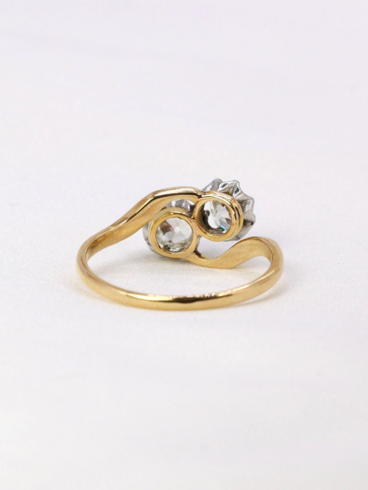 Bague toi et moi or diamants