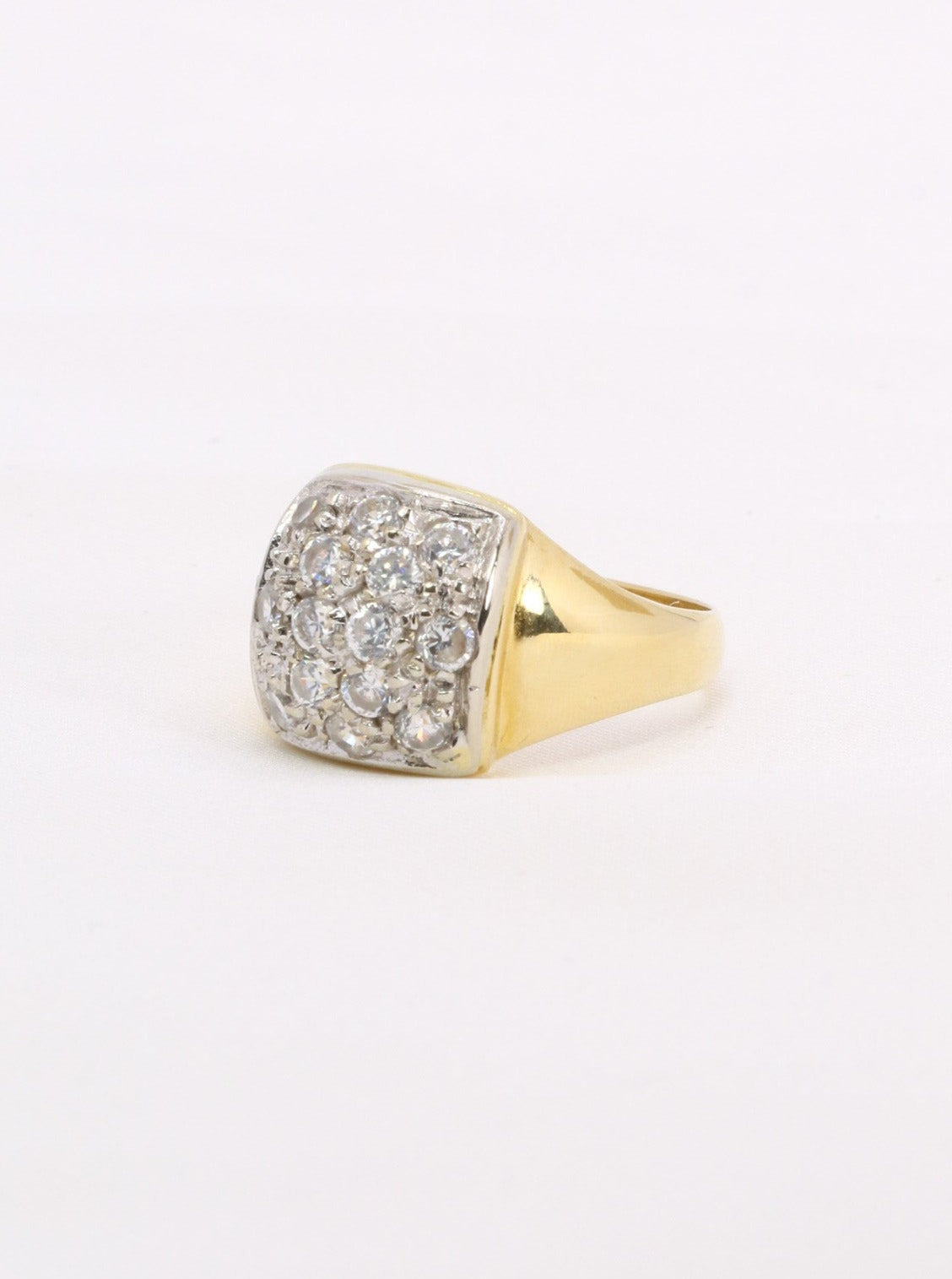 Bague vintage or diamants 0,6 carat
