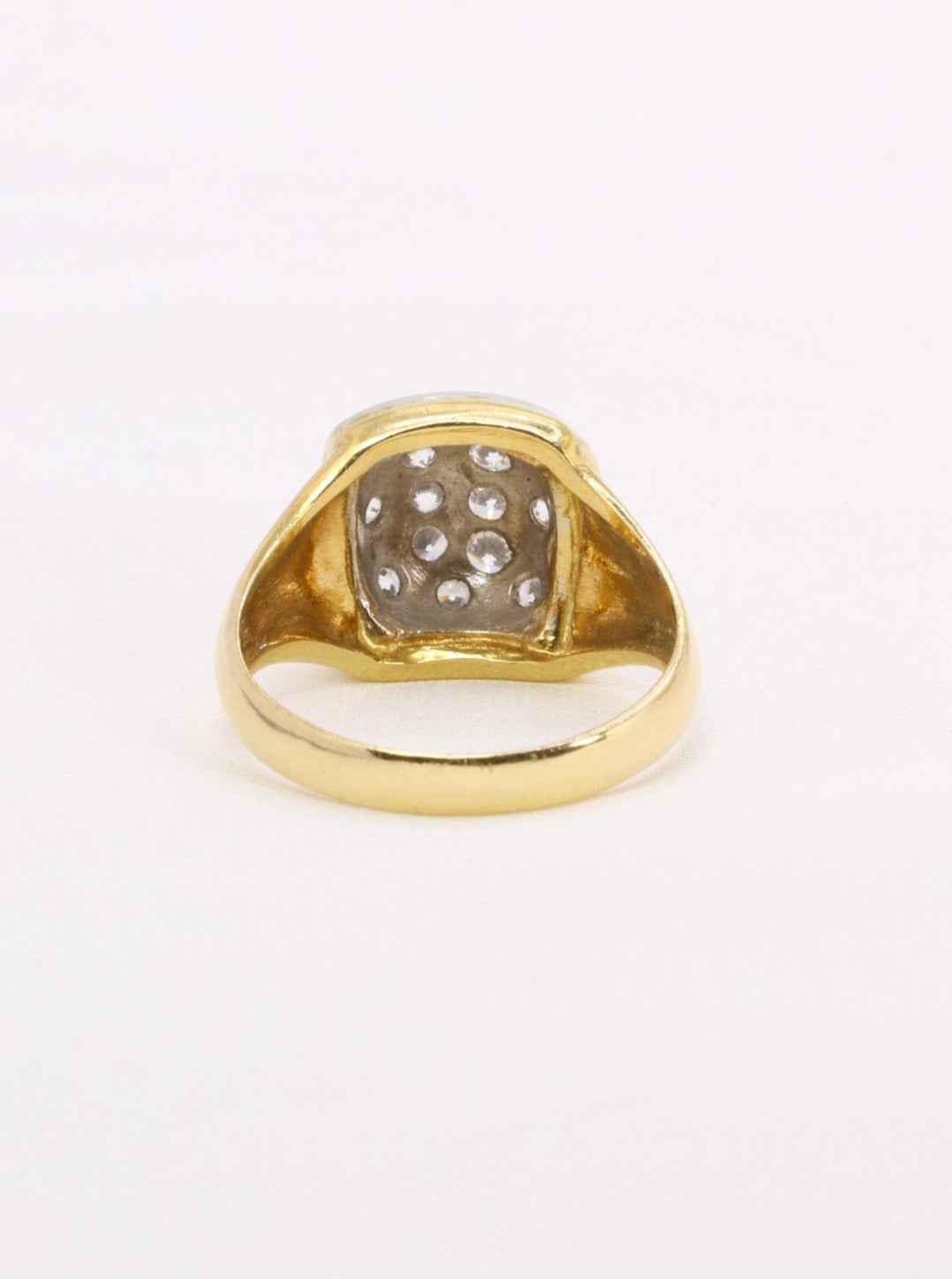 Bague vintage or diamants 0,6 carat