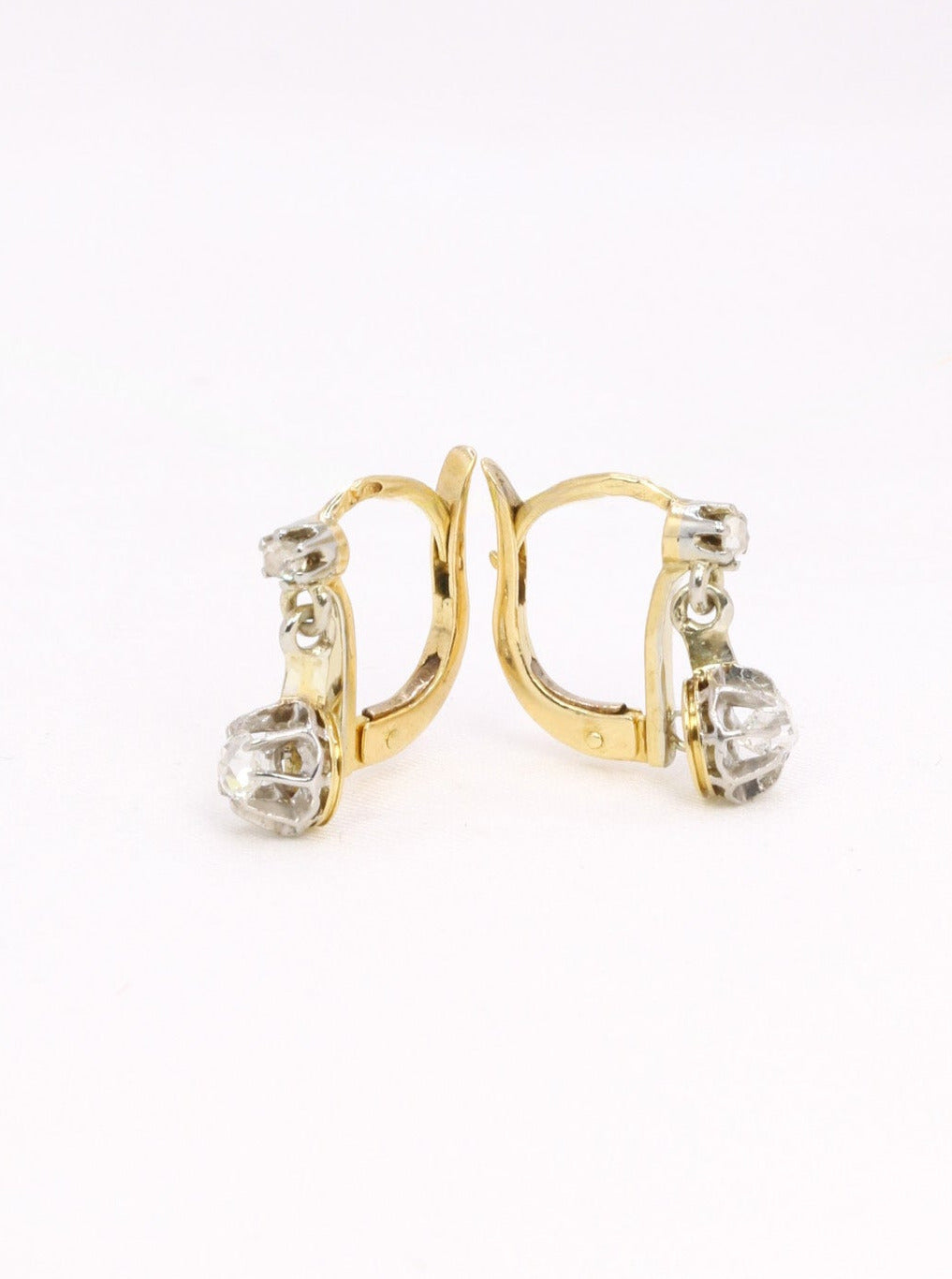 Dormeuses anciennes diamants