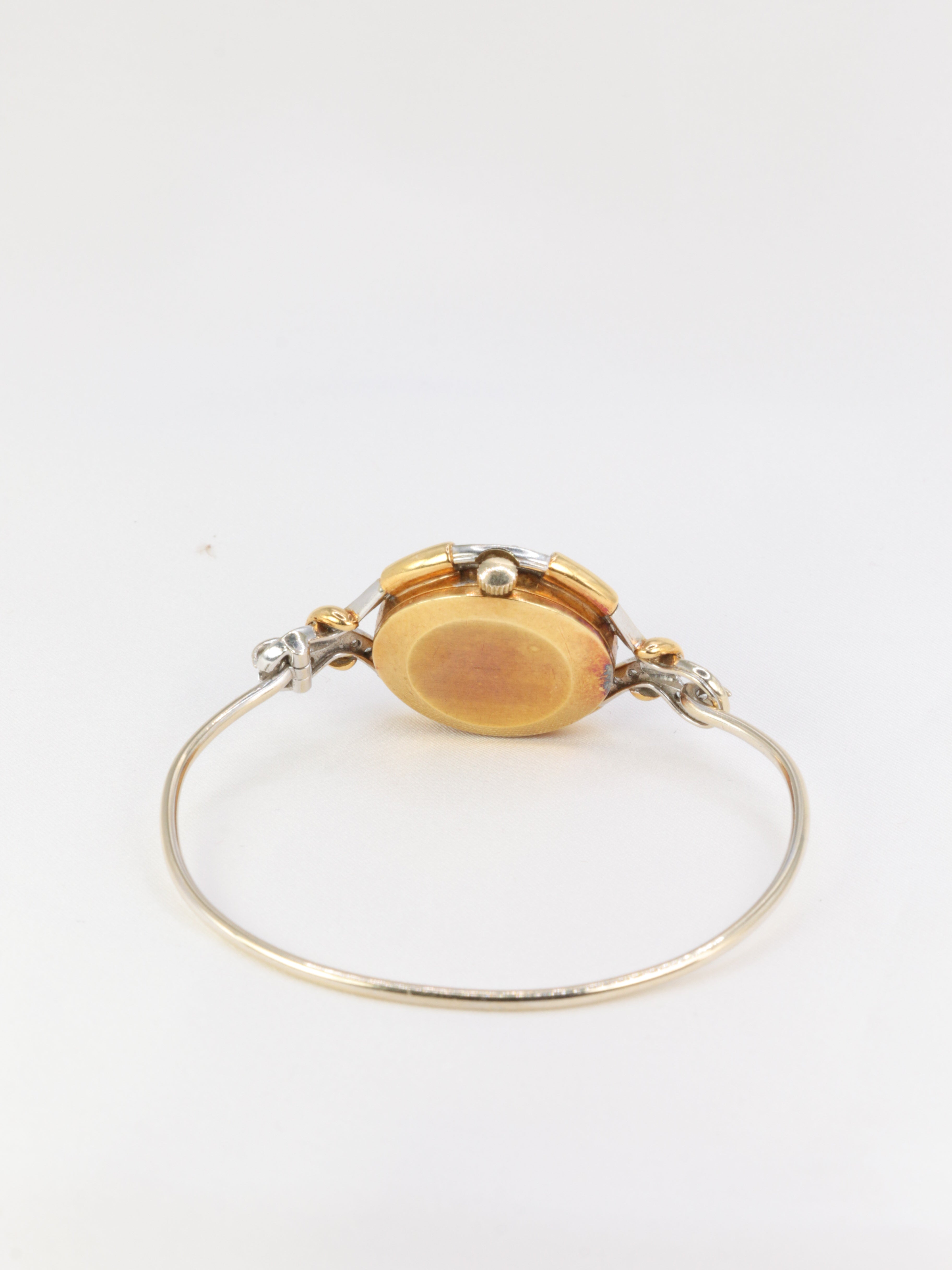 Montre de femme vintage Richards Zeger en or et diamants