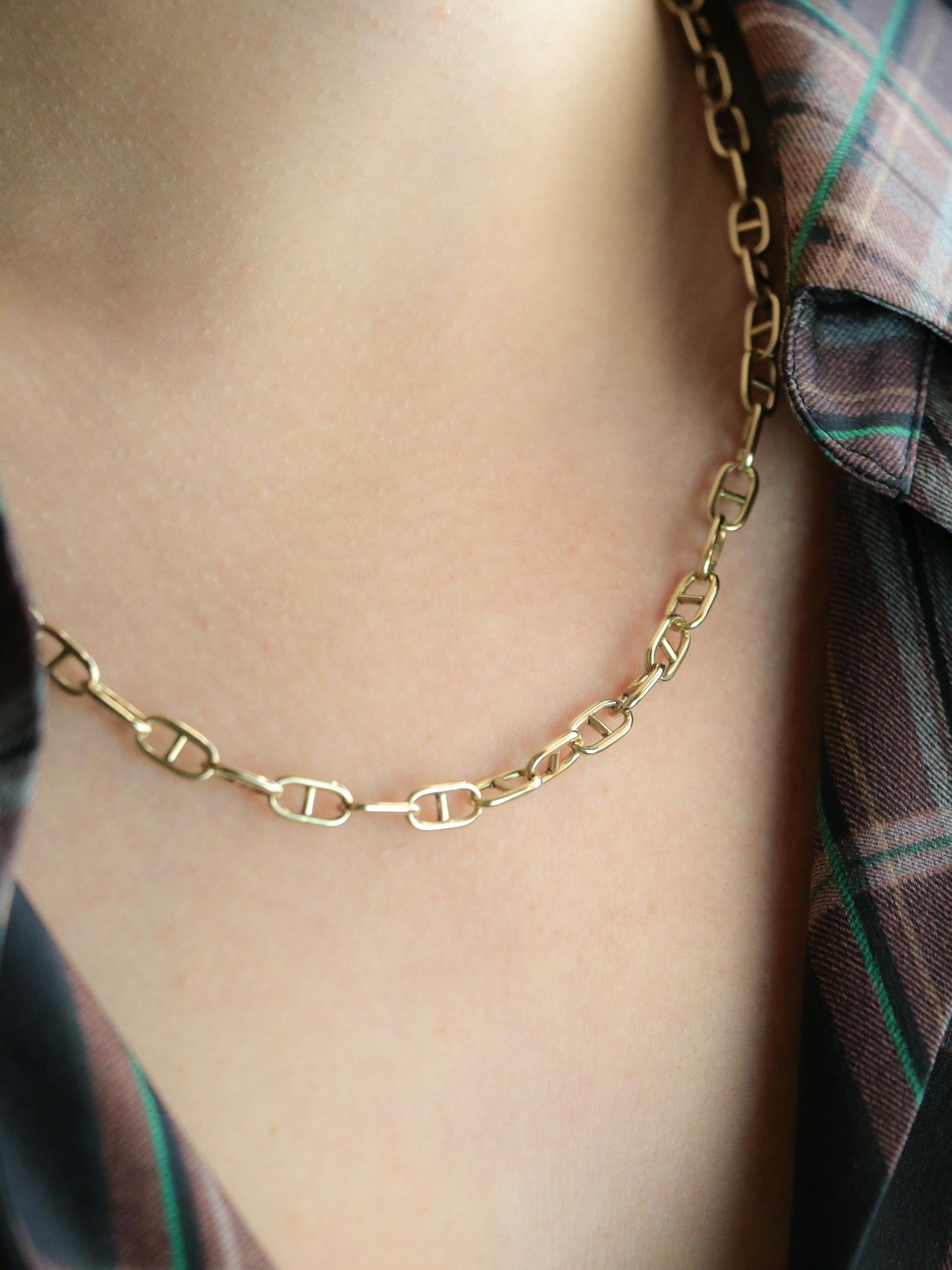 CARTIER Collier Cartier chaîne d'ancre or jaune