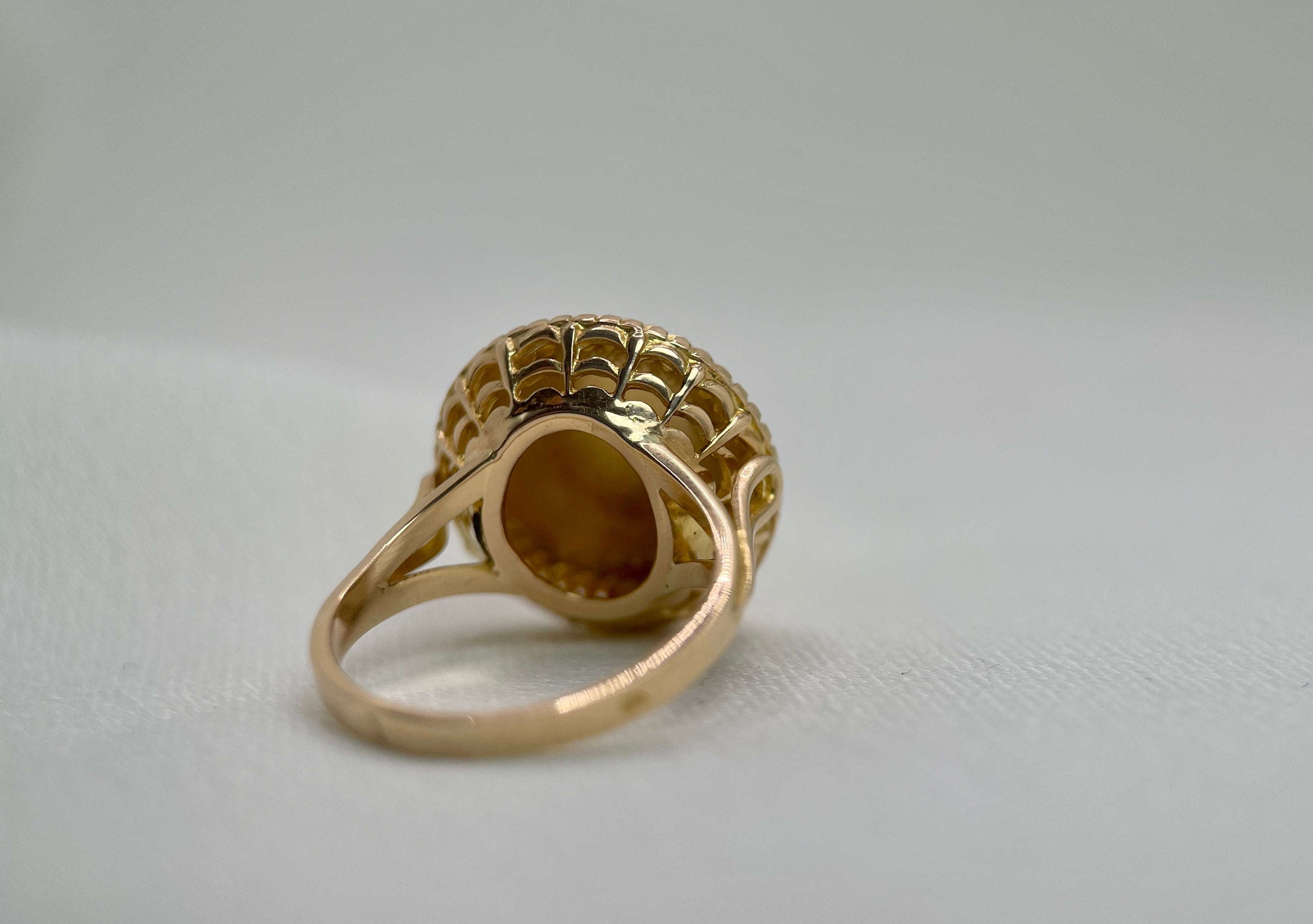 Bague d’Amour Augis en Or Jaune 18k - Plus Hier Moins Demain - A. Augis