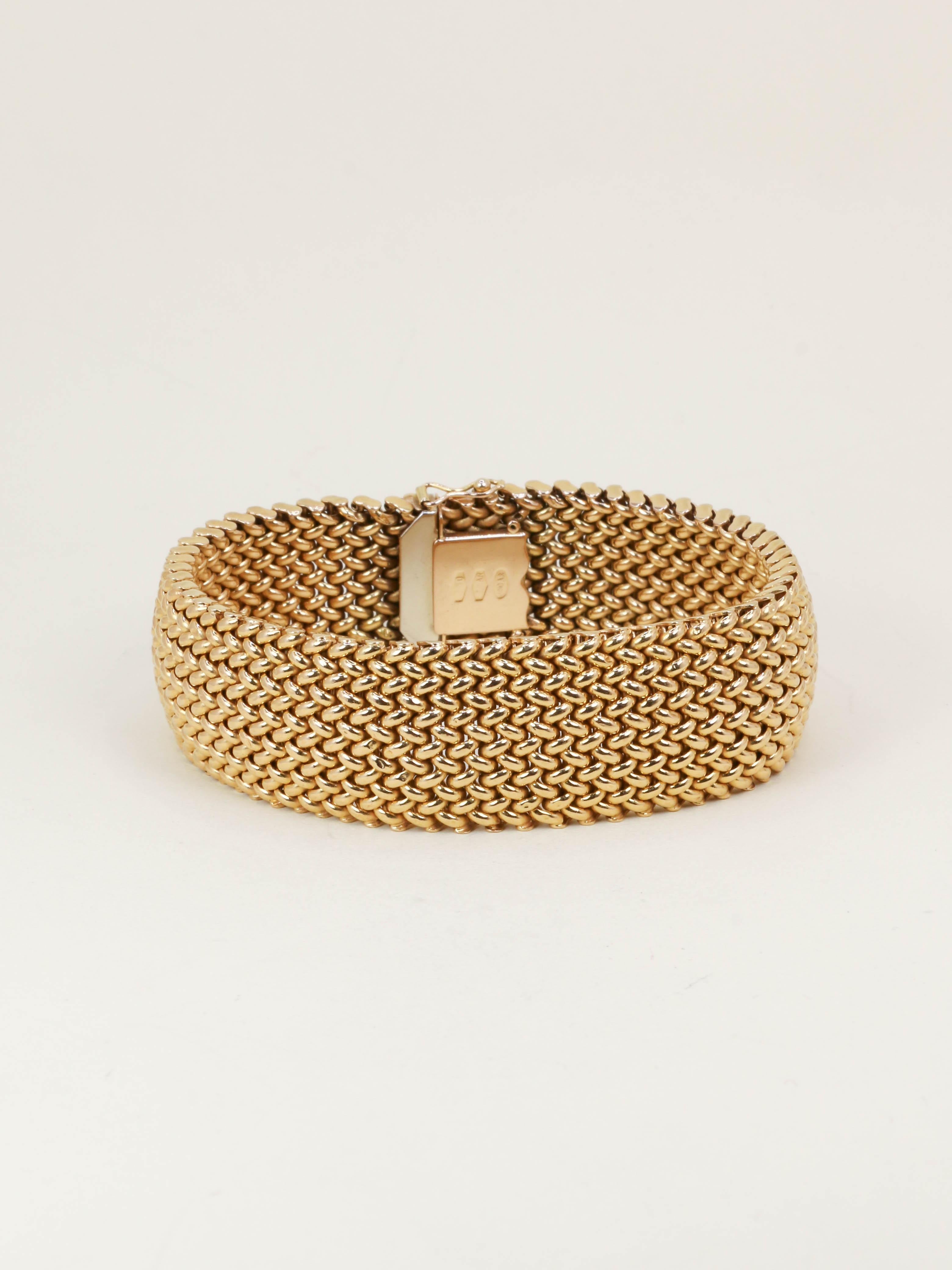 UnoAErre Bracelet maille milanaise or jaune