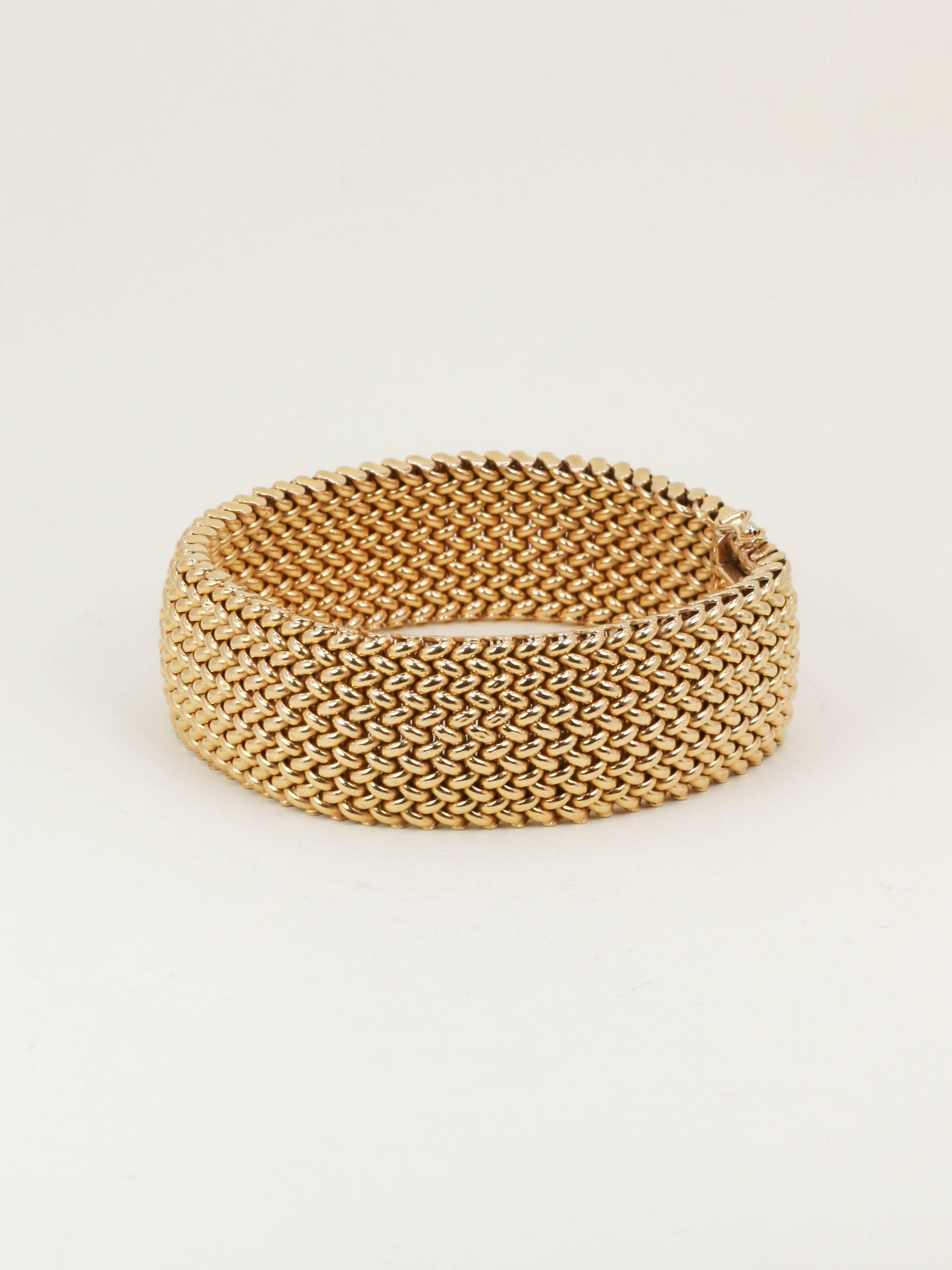 UnoAErre Bracelet maille milanaise or jaune