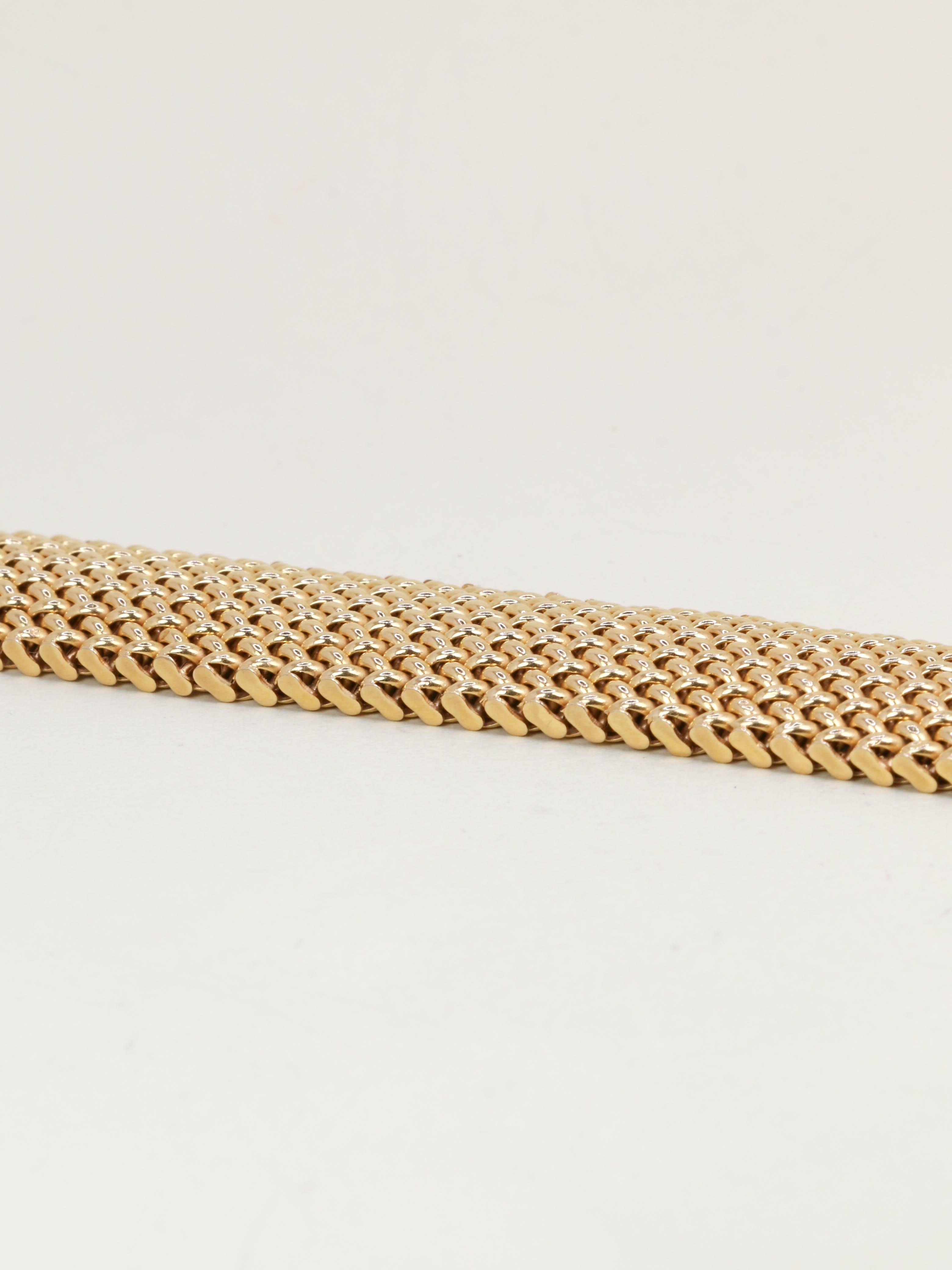 UnoAErre Bracelet maille milanaise or jaune
