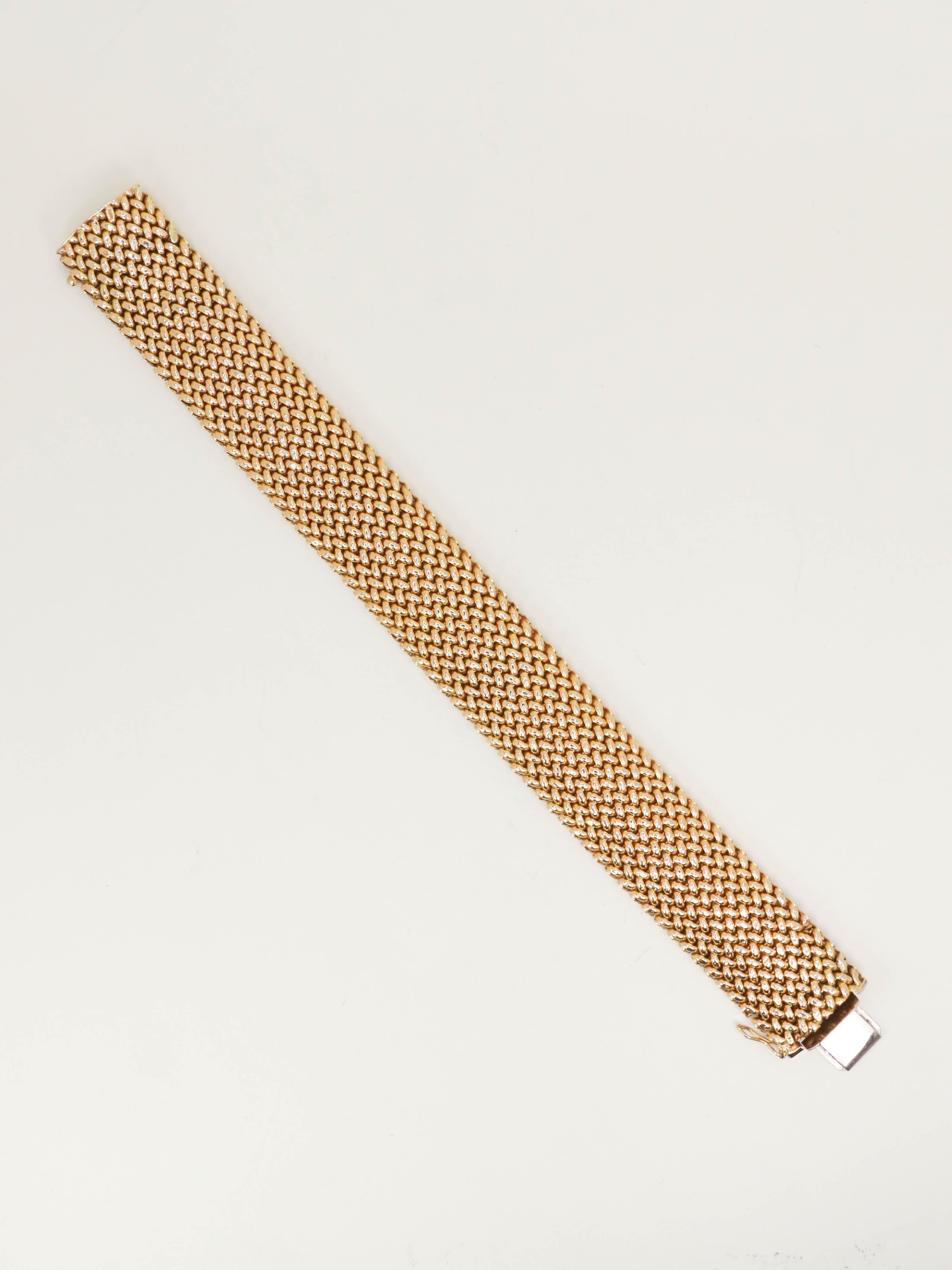 UnoAErre Bracelet maille milanaise or jaune