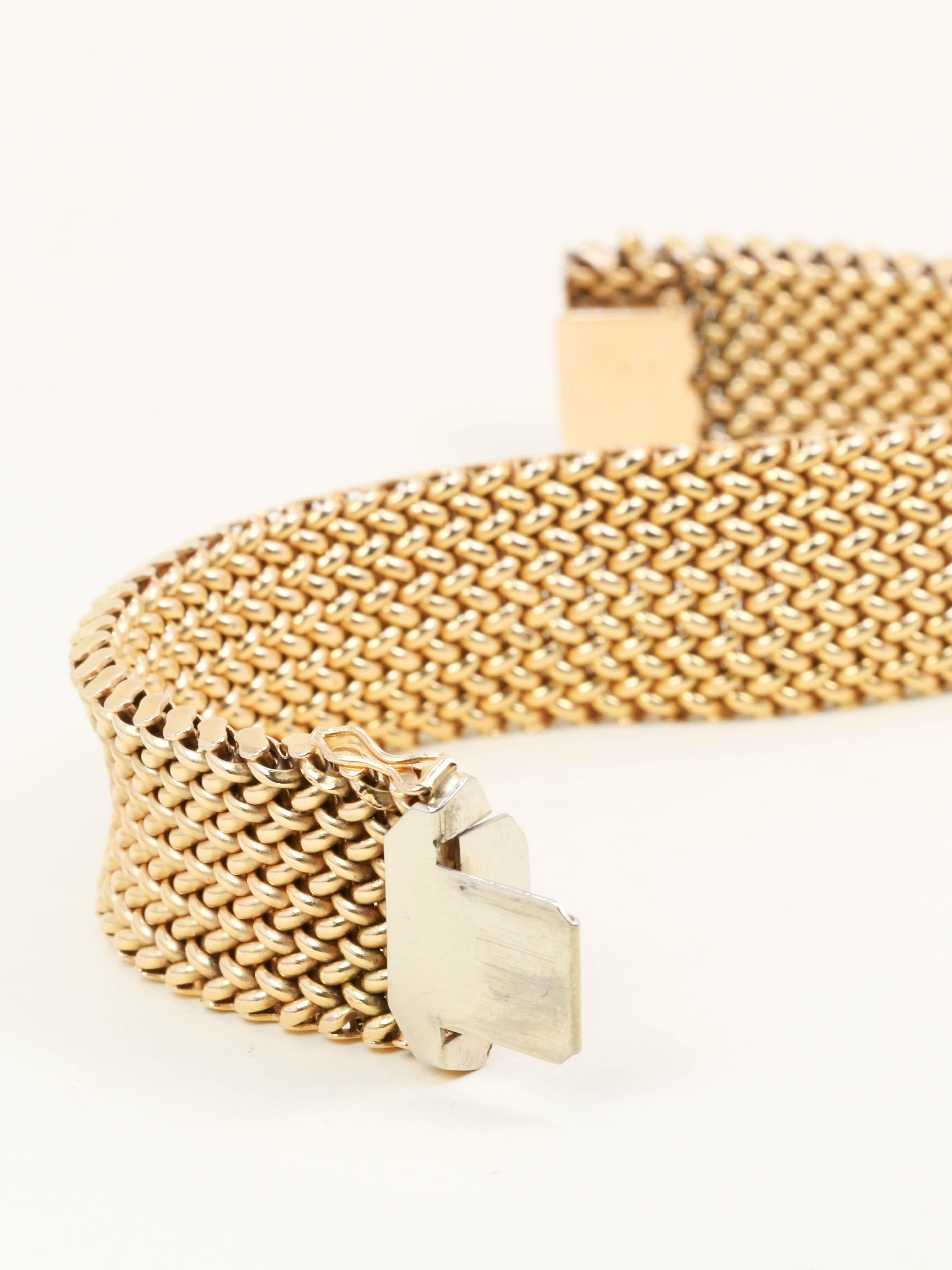 UnoAErre Bracelet maille milanaise or jaune
