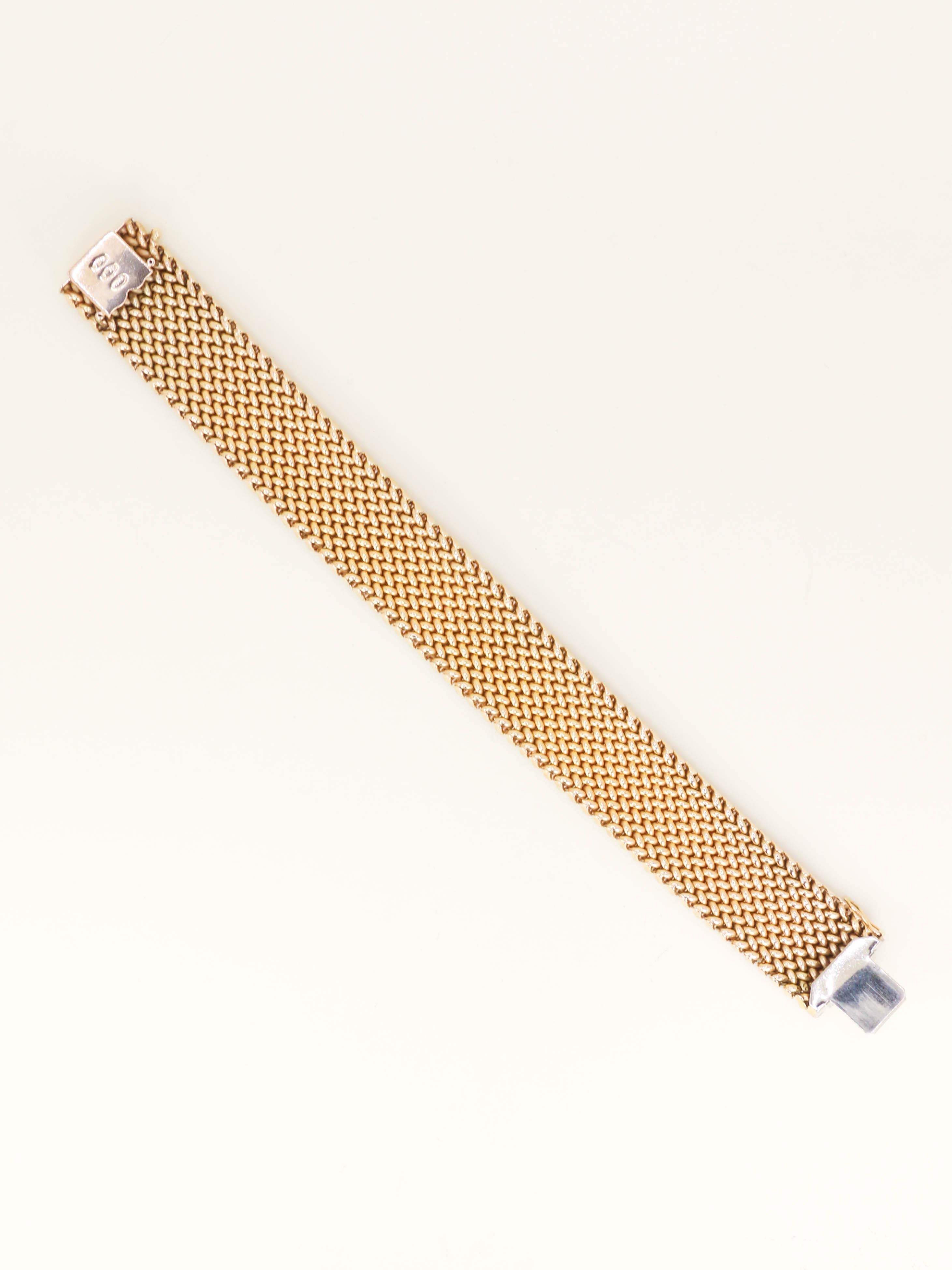 UnoAErre Bracelet maille milanaise or jaune