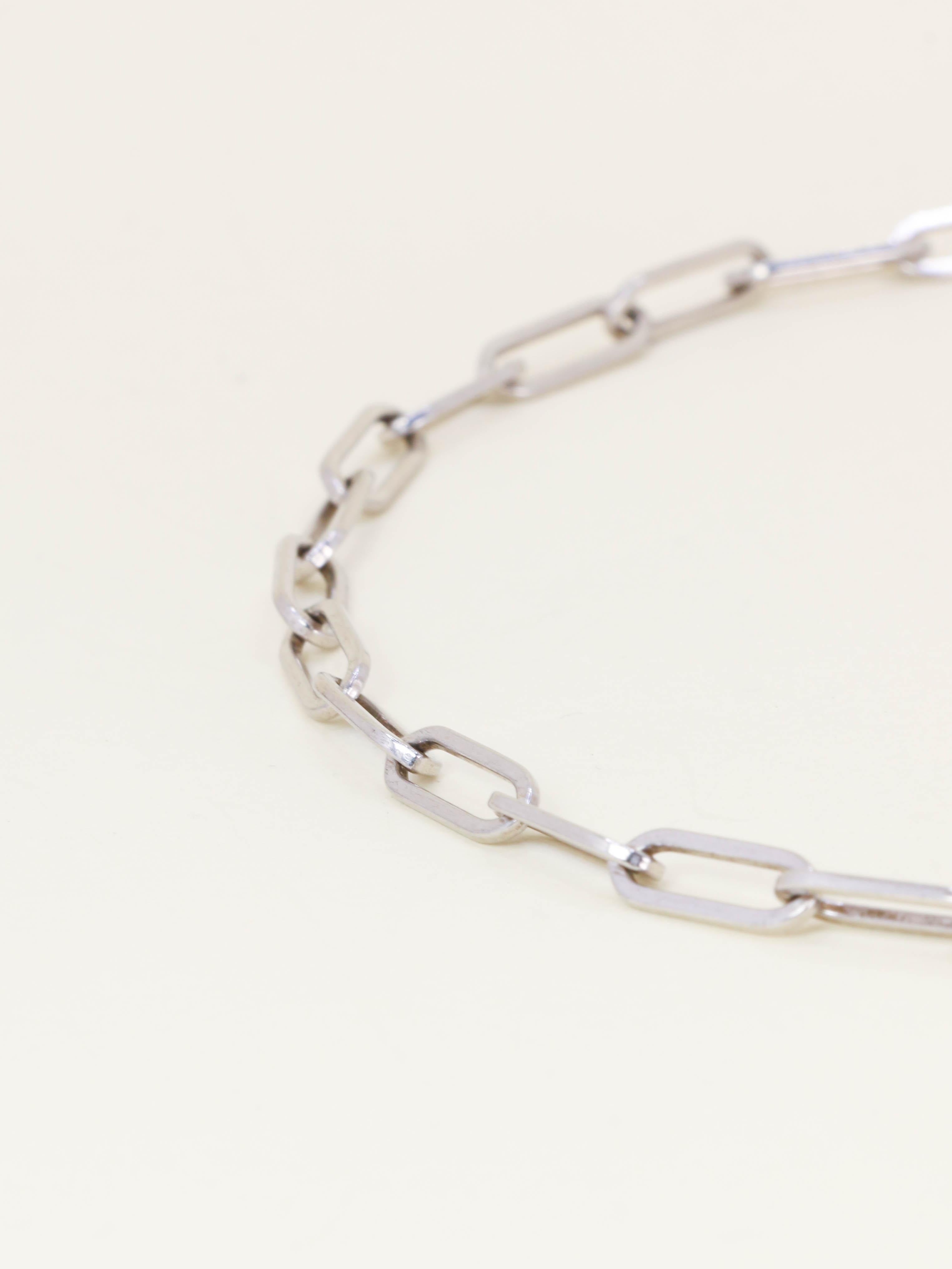 DINH VAN Collier Menottes argent - très grand modèle