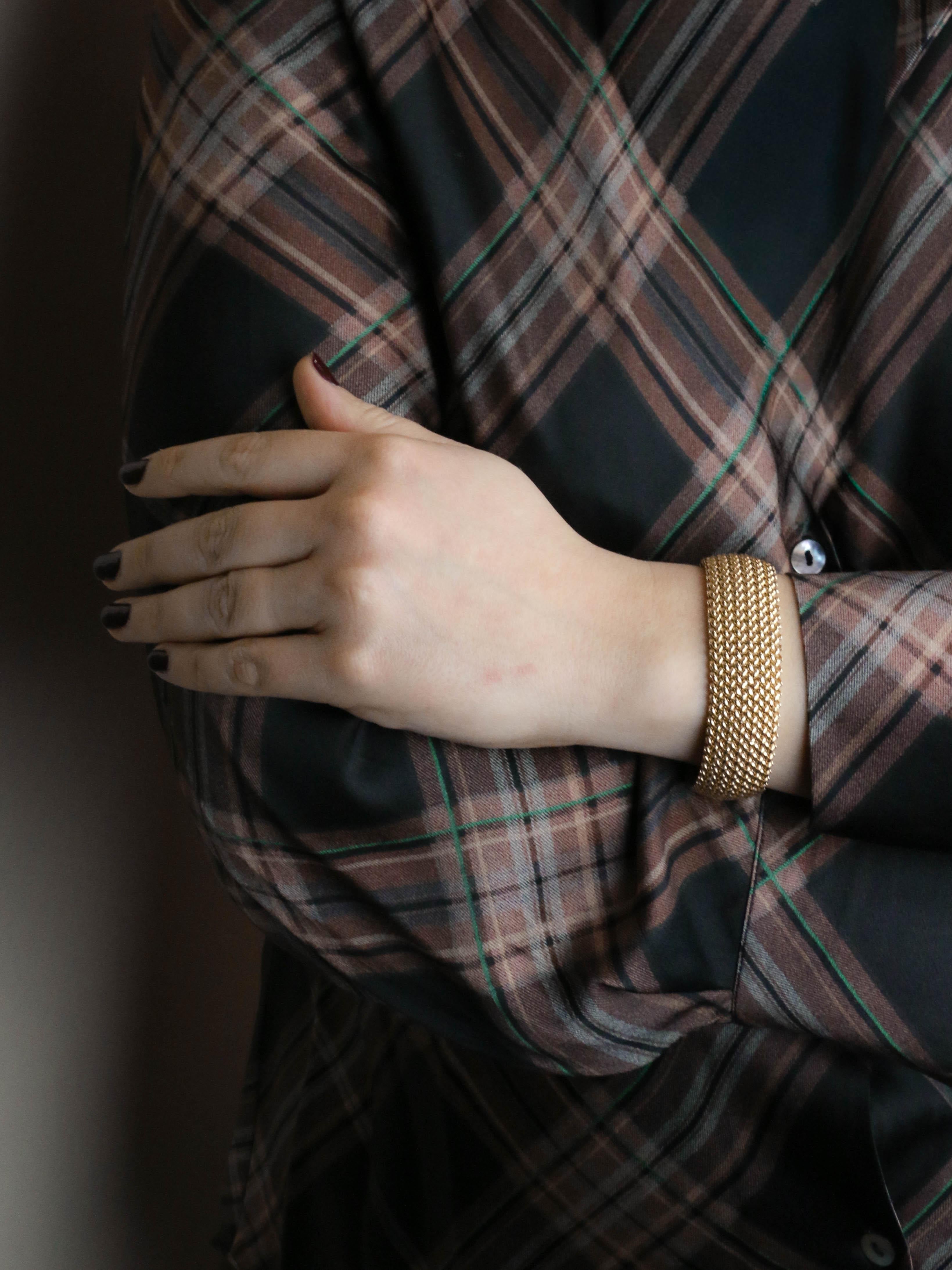 UnoAErre Bracelet maille milanaise or jaune