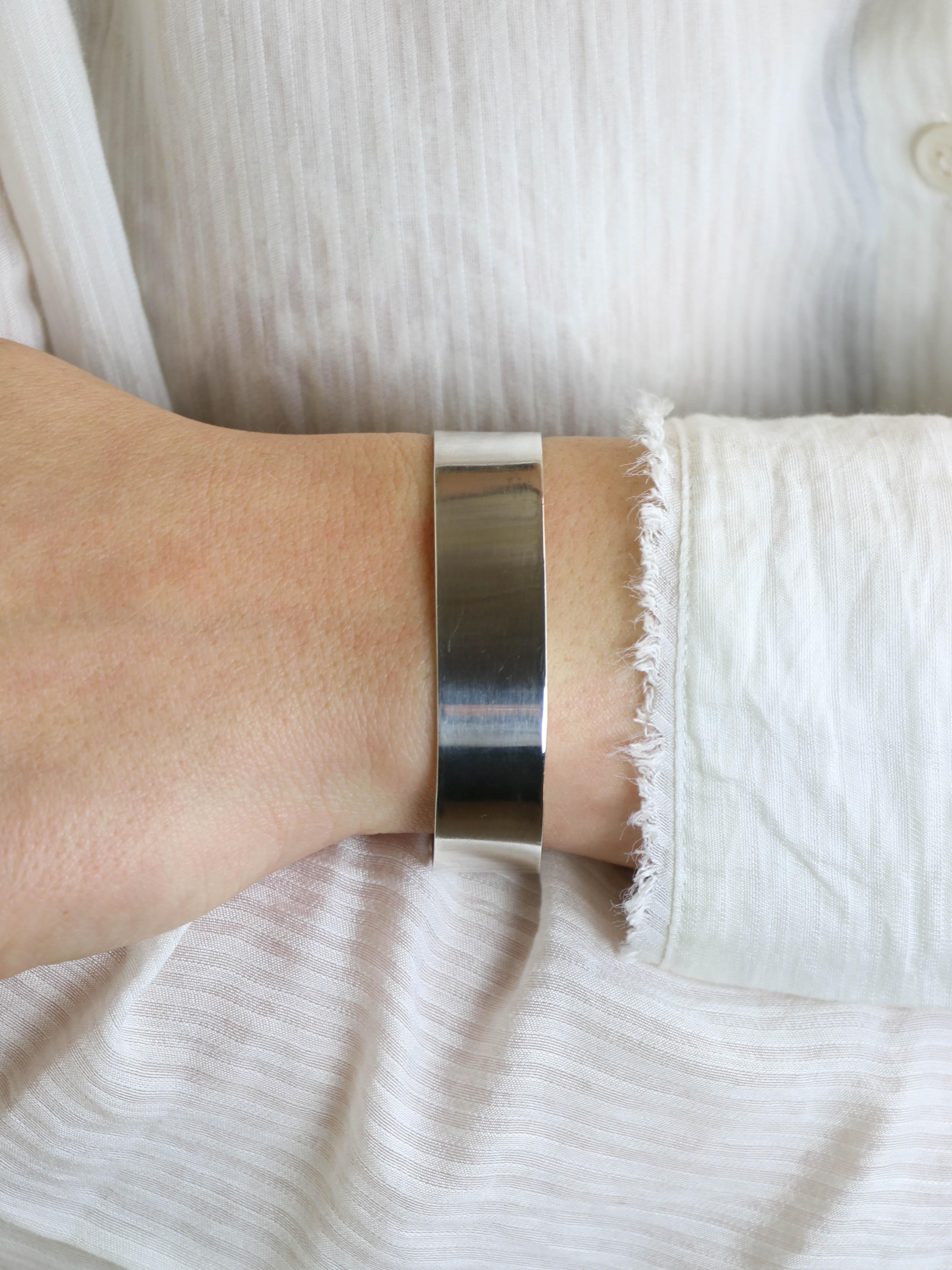 DINH VAN Bracelet jonc vintage carré