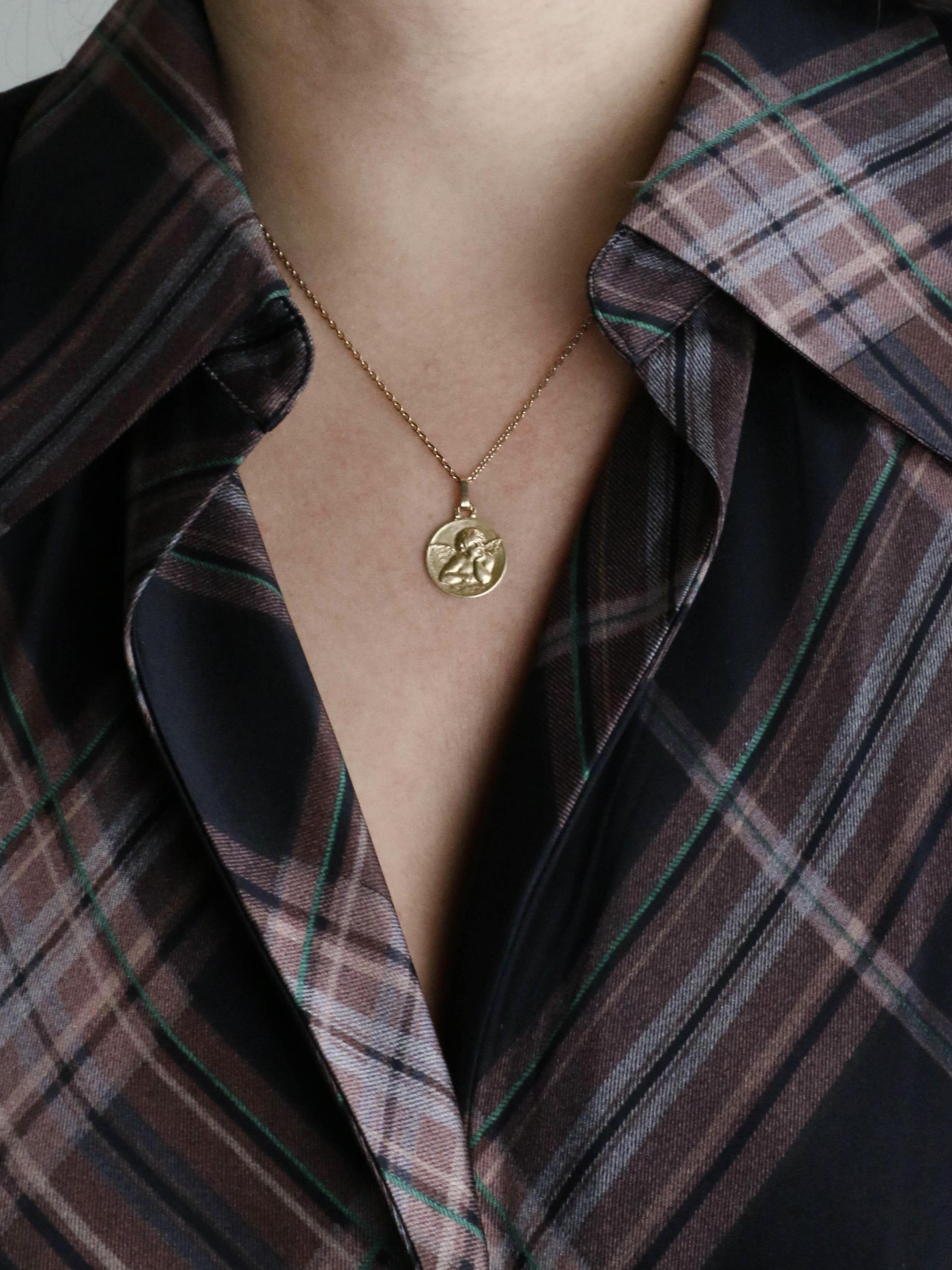 BRANDT Médaille Ange en or jaune