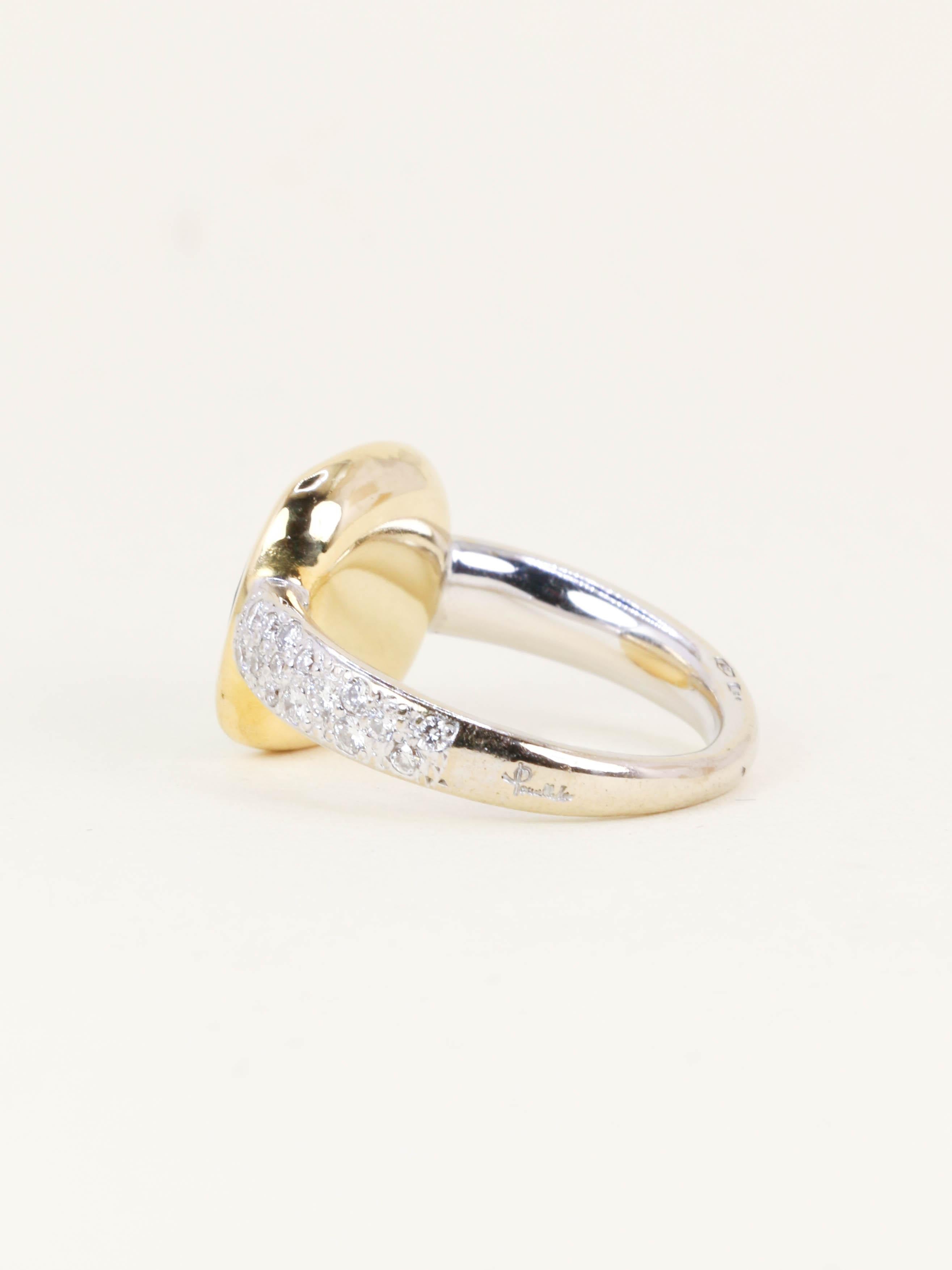 POMELLATO Bague Sheherazade diamants peridot
