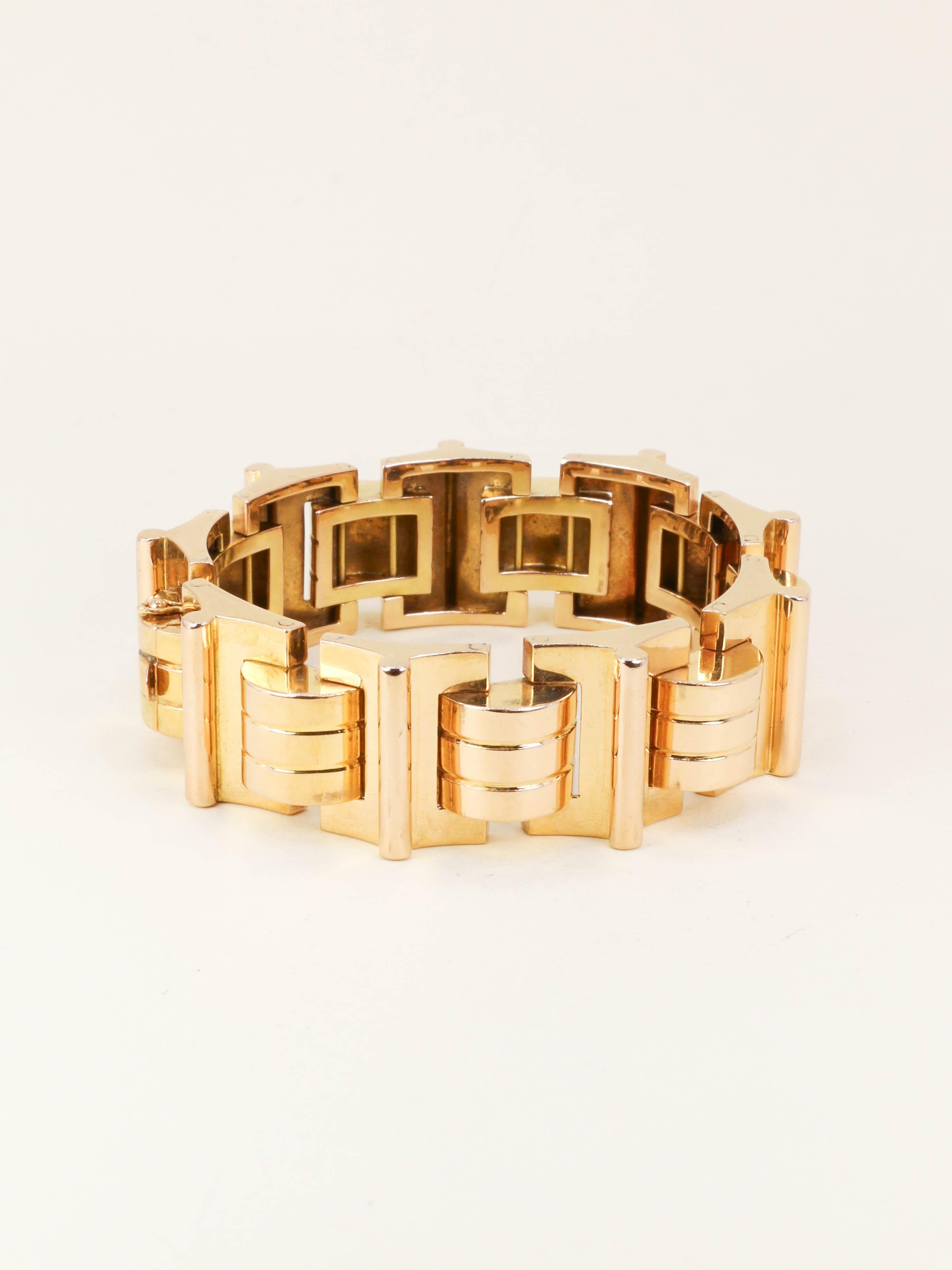 Bracelet tank or jaune
