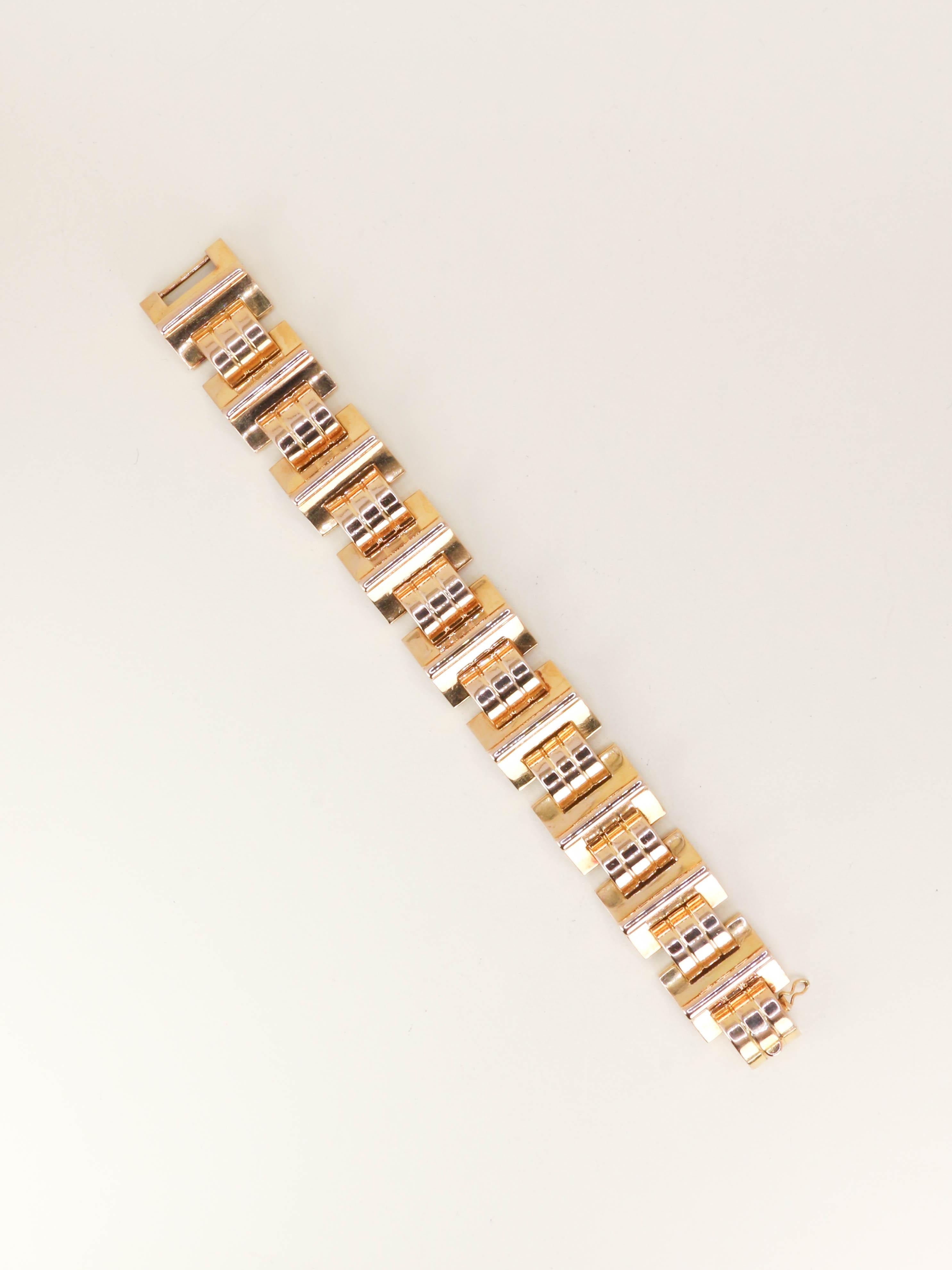 Bracelet tank or jaune