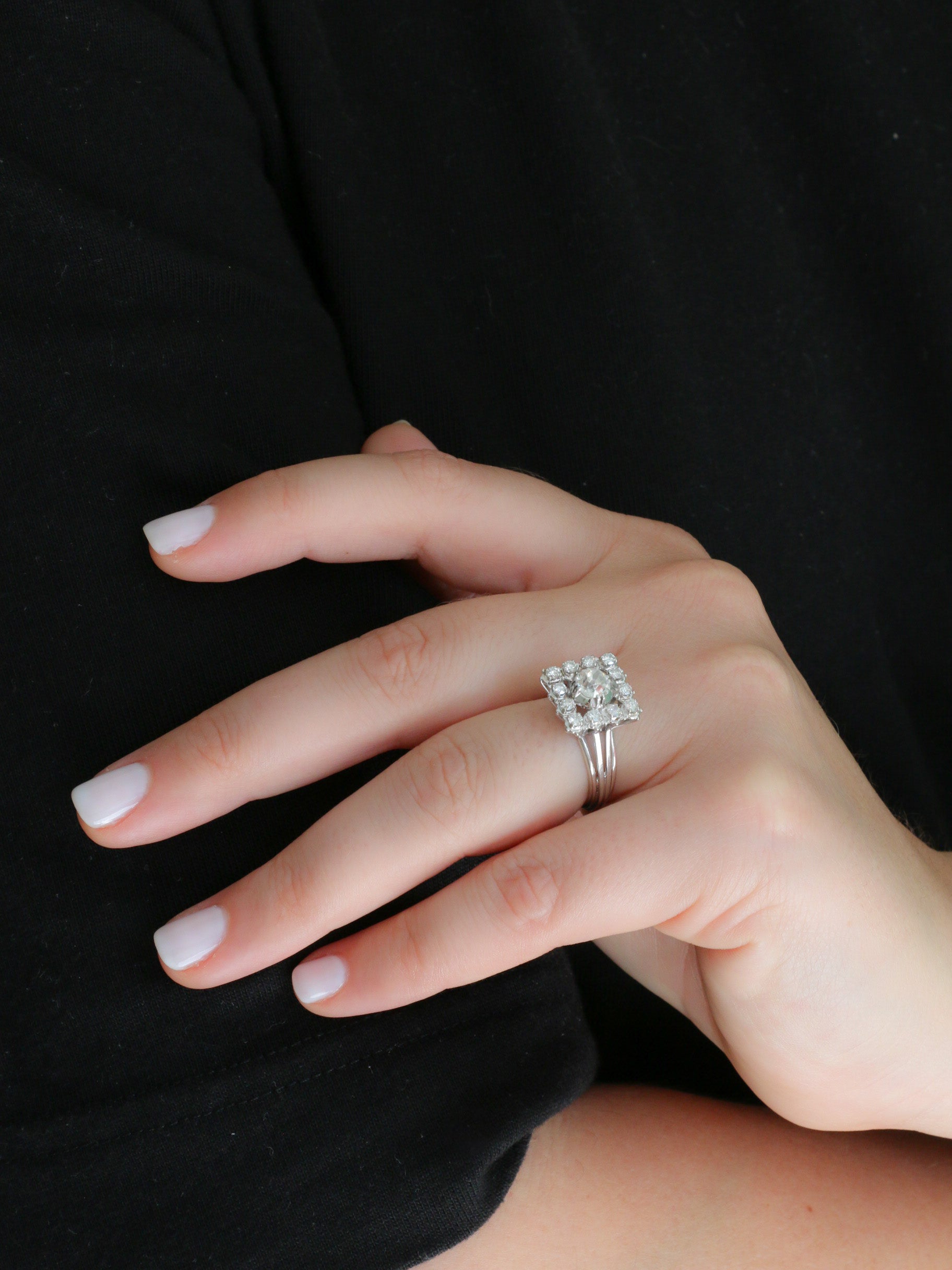 marguerite vintage diamants