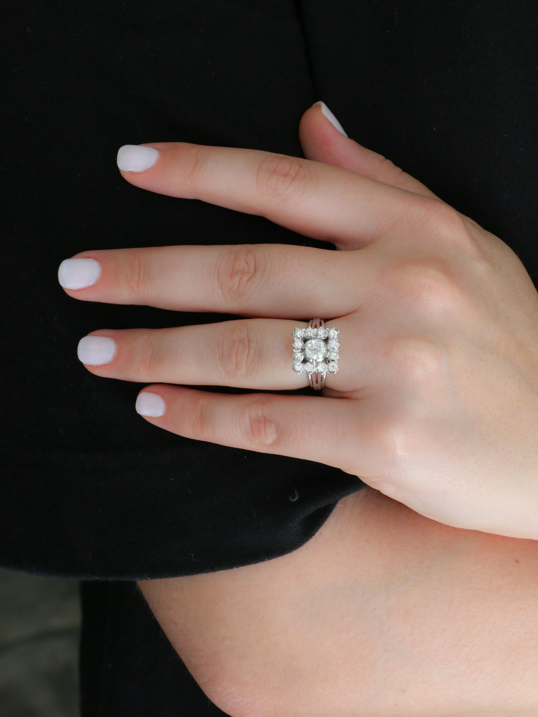 marguerite vintage diamants